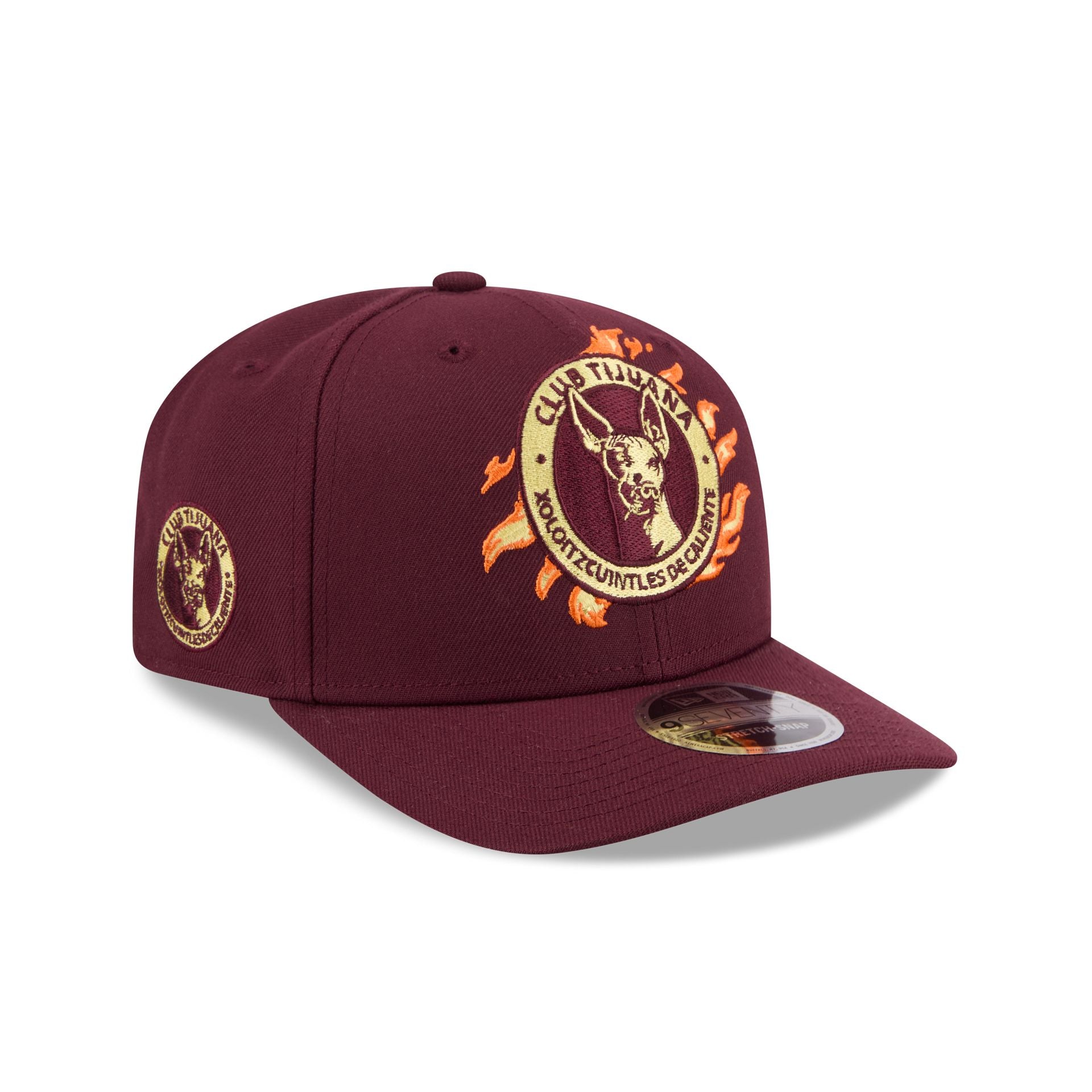 Xolos Flames 9SEVENTY Stretch-Snap Hat - Image 3