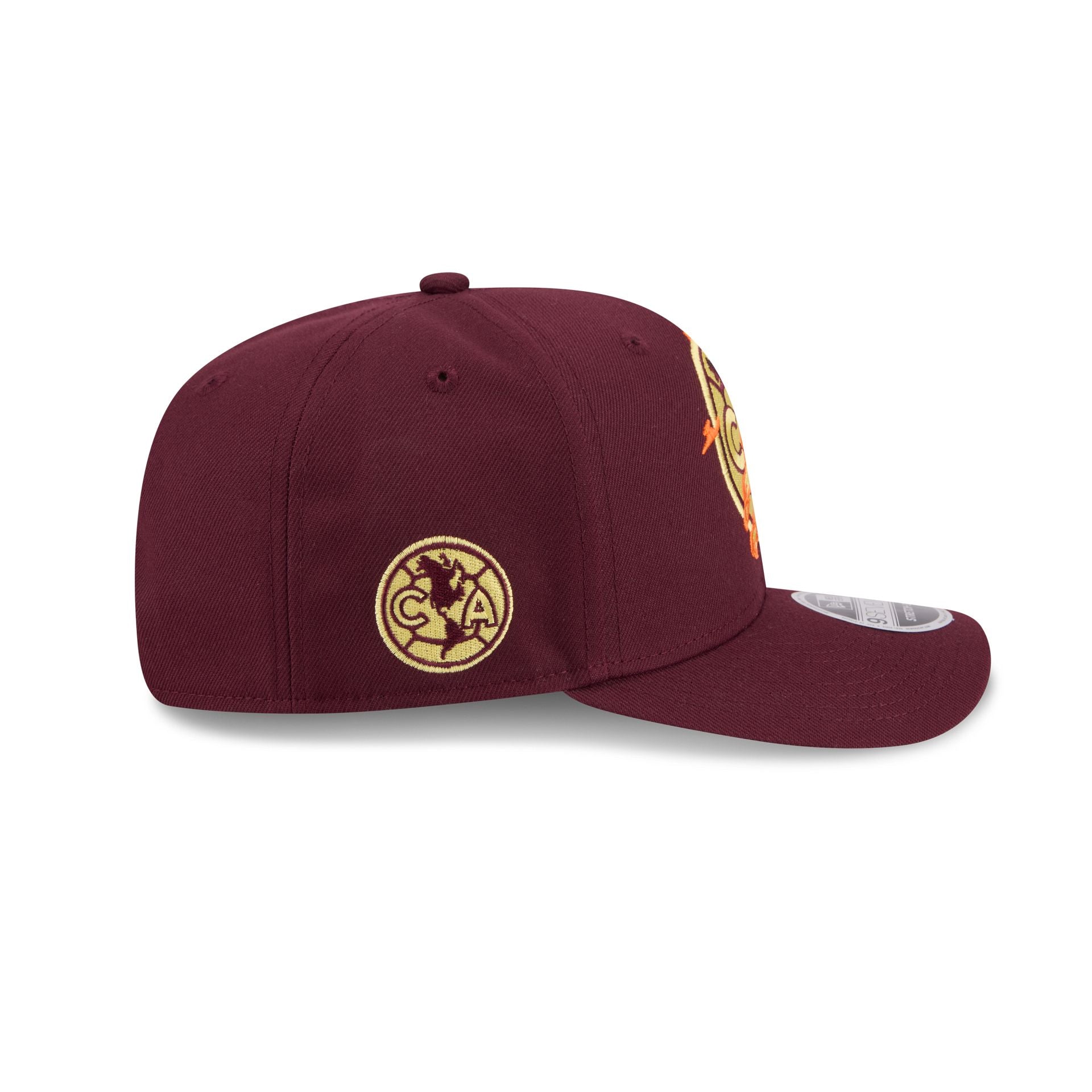 Club Am??rica Flames 9SEVENTY Stretch-Snap Hat - Image 5