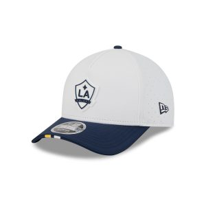 LA Galaxy 2026 MLS Kickoff 9FORTY M-Crown A-Frame Snapback Hat
