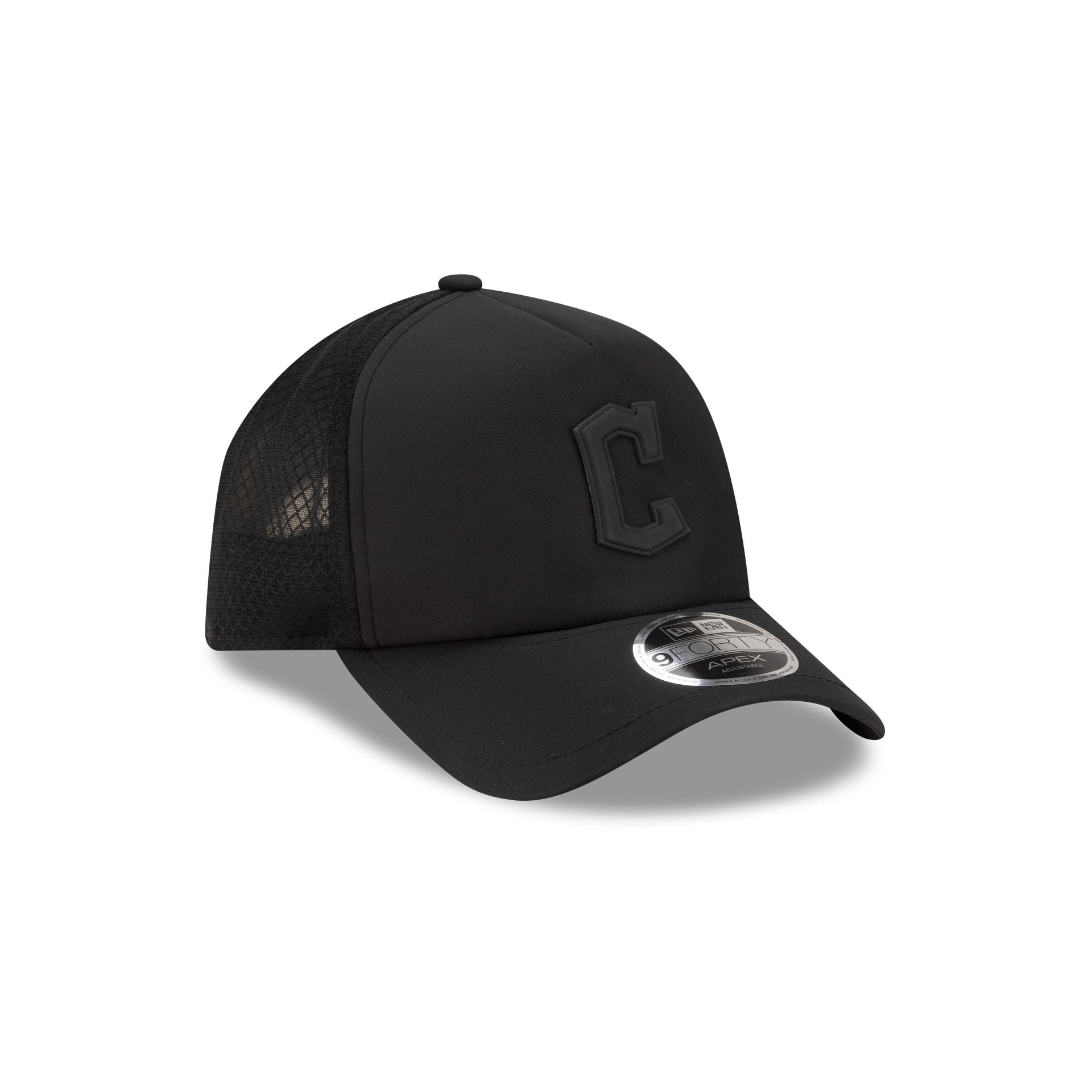 Cleveland Guardians 2026 Batting Practice Black 9FORTY APEX Trucker Ha - Image 3