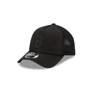 Boston Red Sox 2026 Batting Practice Black 9FORTY APEX Trucker Hat