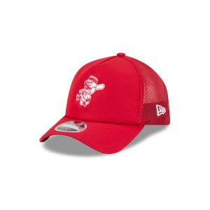 Cincinnati Reds 2026 Batting Practice Alt Mr. Red 9FORTY APEX Trucker