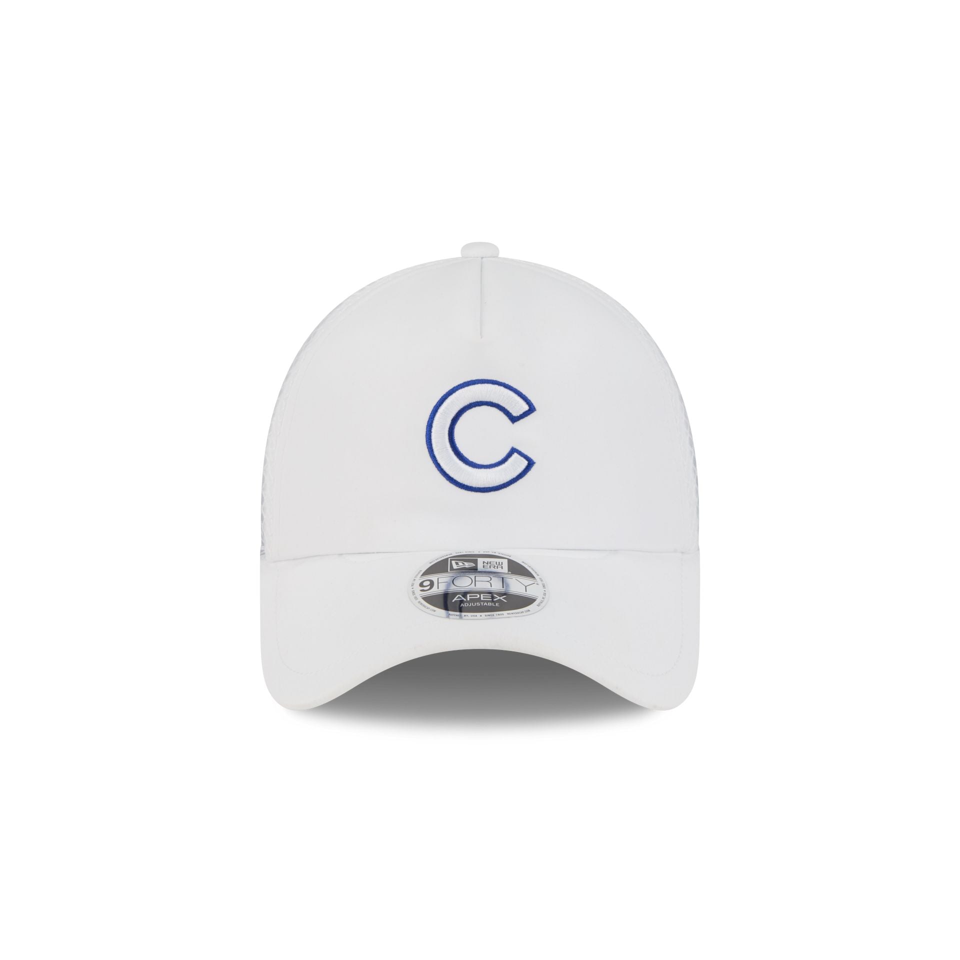 Chicago Cubs 2026 Batting Practice White 9FORTY APEX Trucker Hat - Image 2