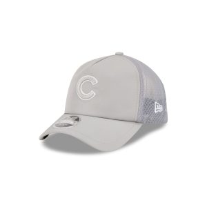 Chicago Cubs 2026 Batting Practice Gray 9FORTY APEX Trucker Hat