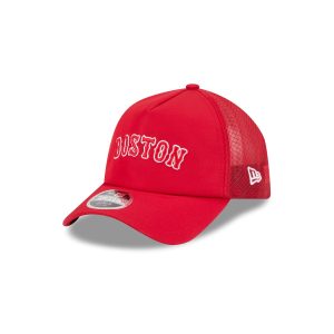 Boston Red Sox 2026 Batting Practice Alt Wordmark 9FORTY APEX Trucker