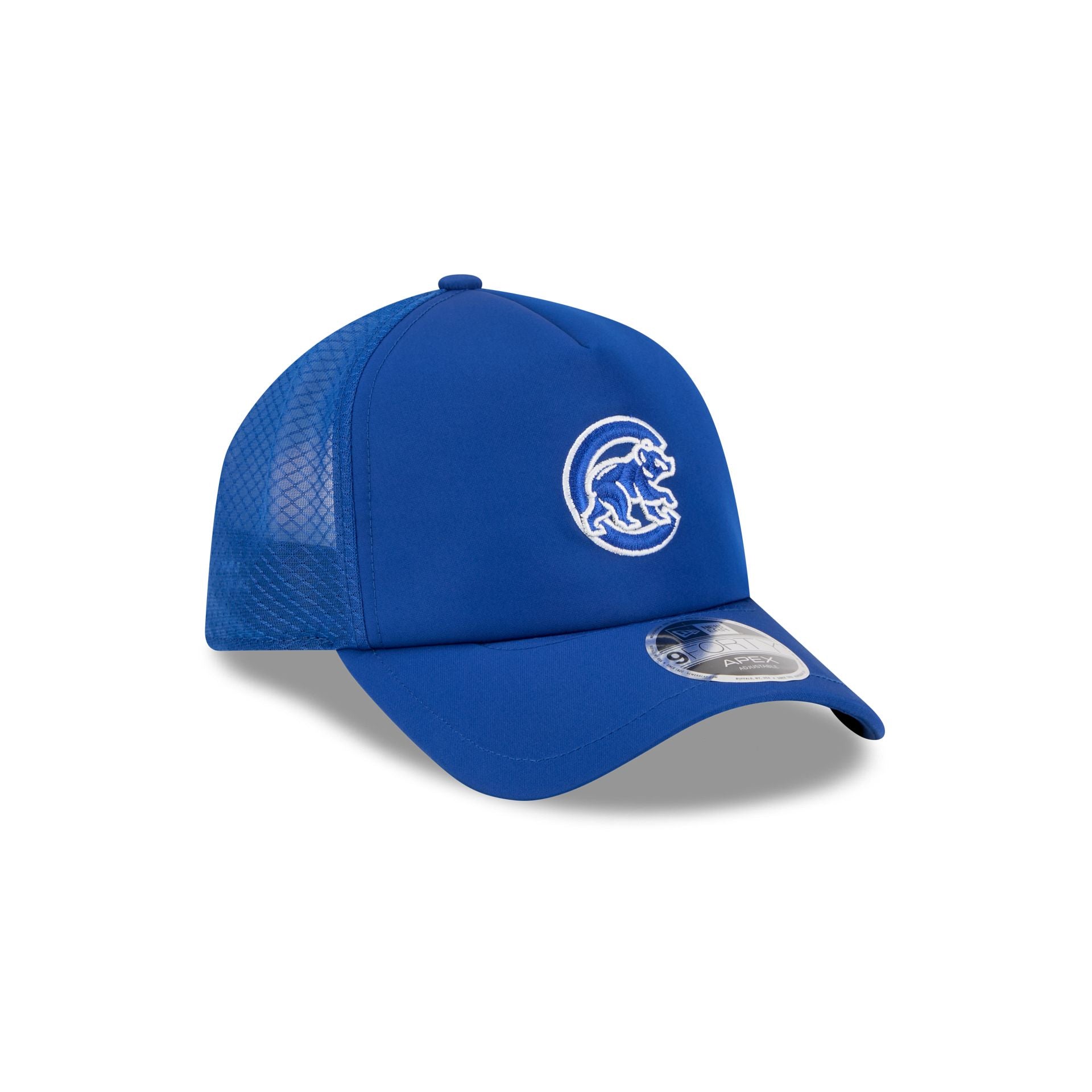 Chicago Cubs 2026 Batting Practice Alt Bear 9FORTY APEX Trucker Hat - Image 3