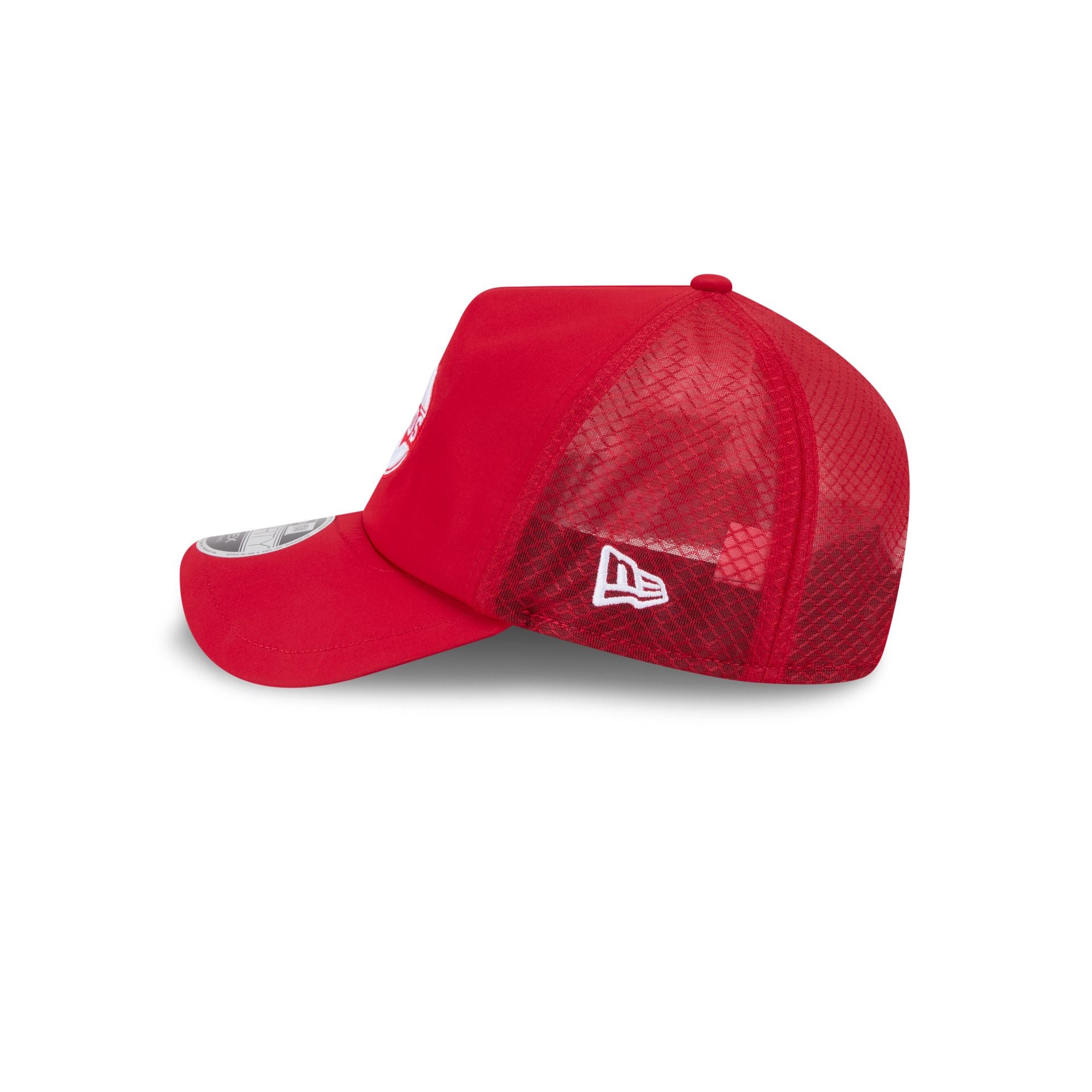 Cincinnati Reds 2026 Batting Practice Alt C 9FORTY APEX Trucker Hat - Image 4