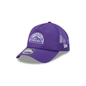 Colorado Rockies 2026 Batting Practice Alt Arch 9FORTY APEX Trucker Ha