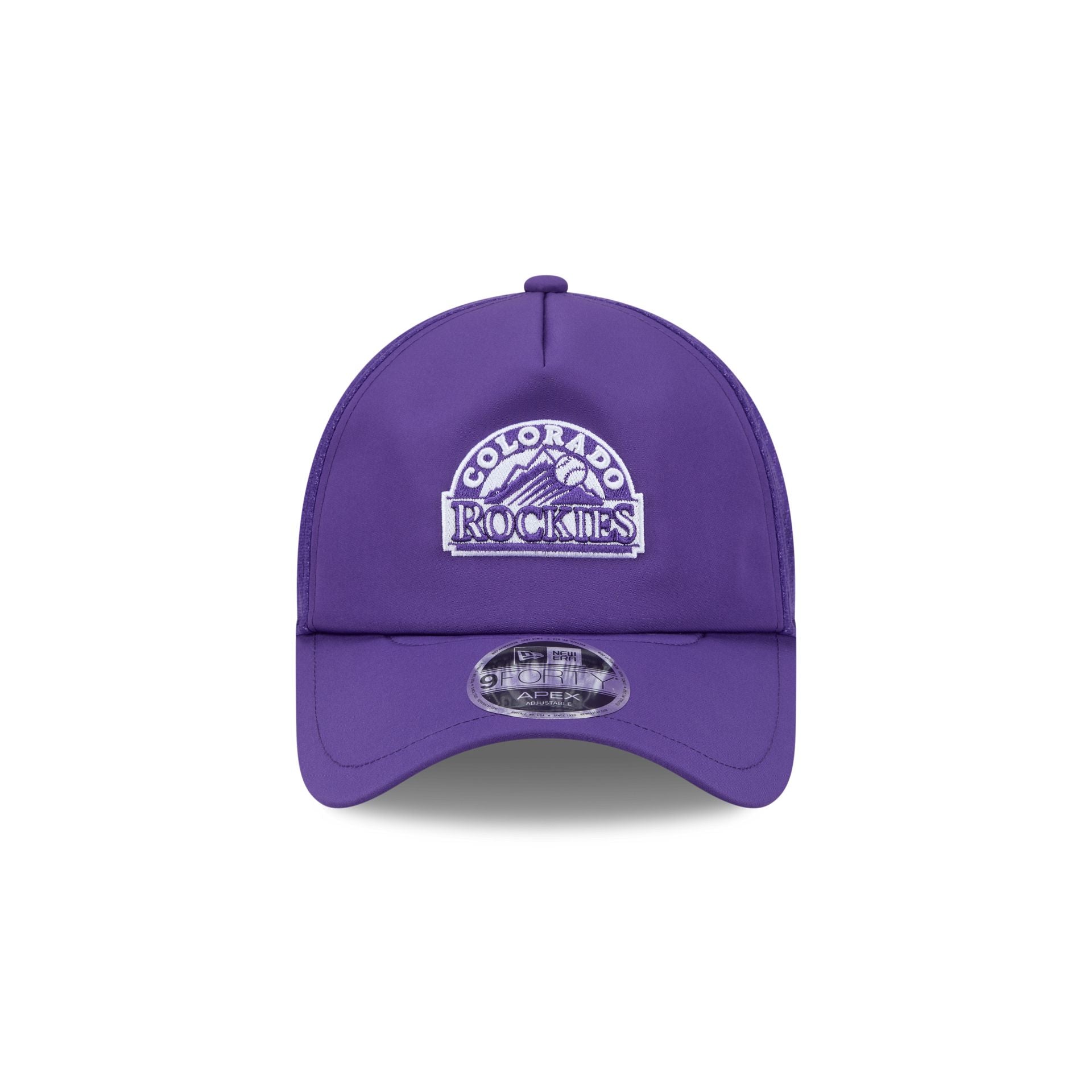 Colorado Rockies 2026 Batting Practice Alt Arch 9FORTY APEX Trucker Ha - Image 2