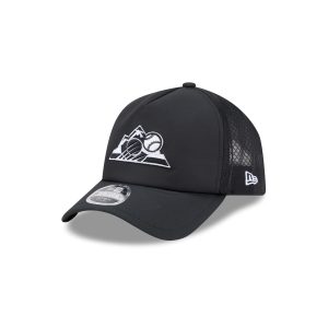 Colorado Rockies 2026 Batting Practice Alt Black 9FORTY APEX Trucker H