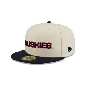 Connecticut Huskies Two Tone Stitch 59FIFTY Fitted Hat
