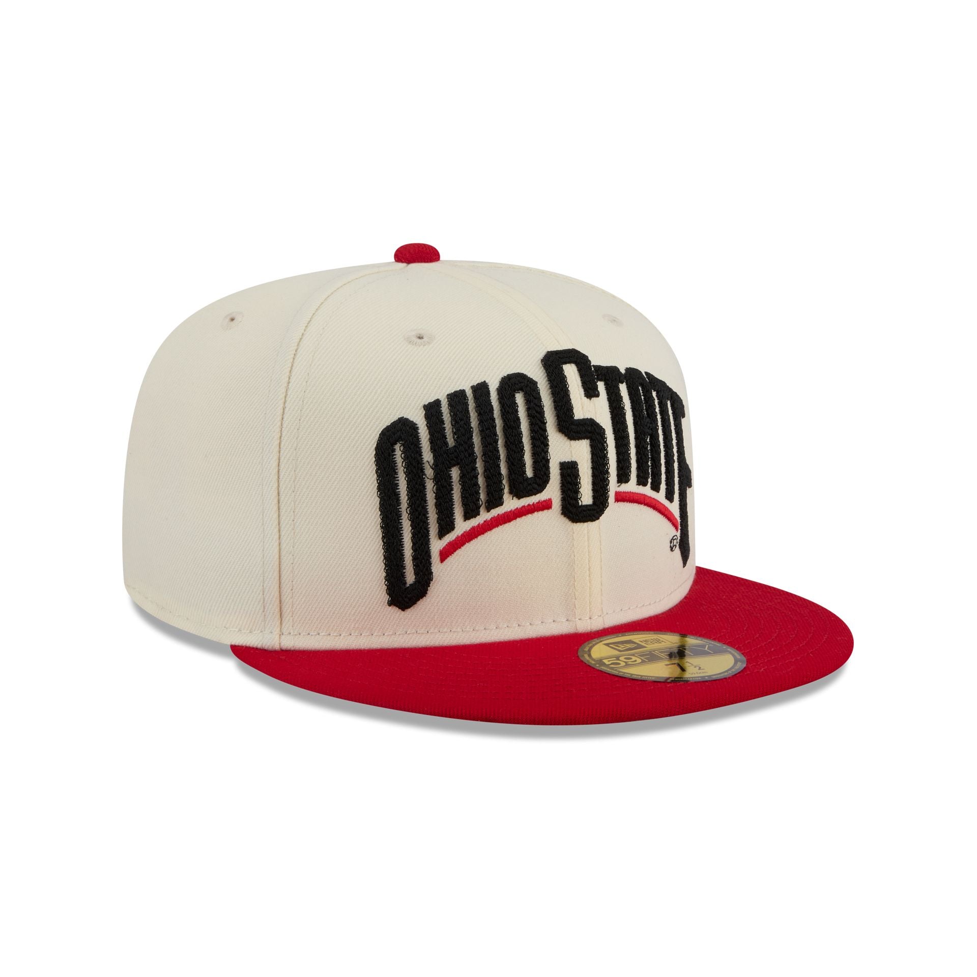 Ohio State Buckeyes Two Tone Stitch 59FIFTY Fitted Hat - Image 3
