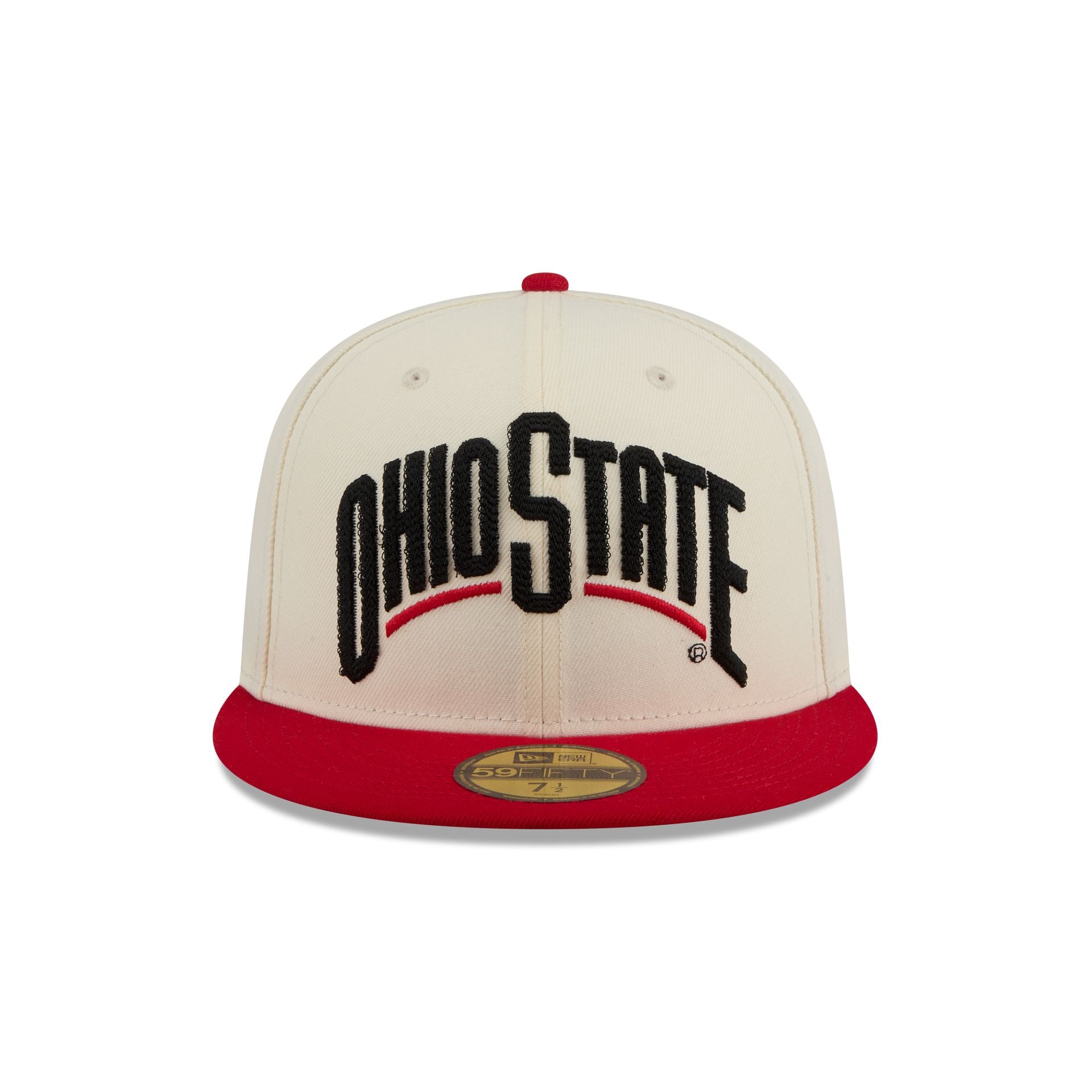 Ohio State Buckeyes Two Tone Stitch 59FIFTY Fitted Hat - Image 2