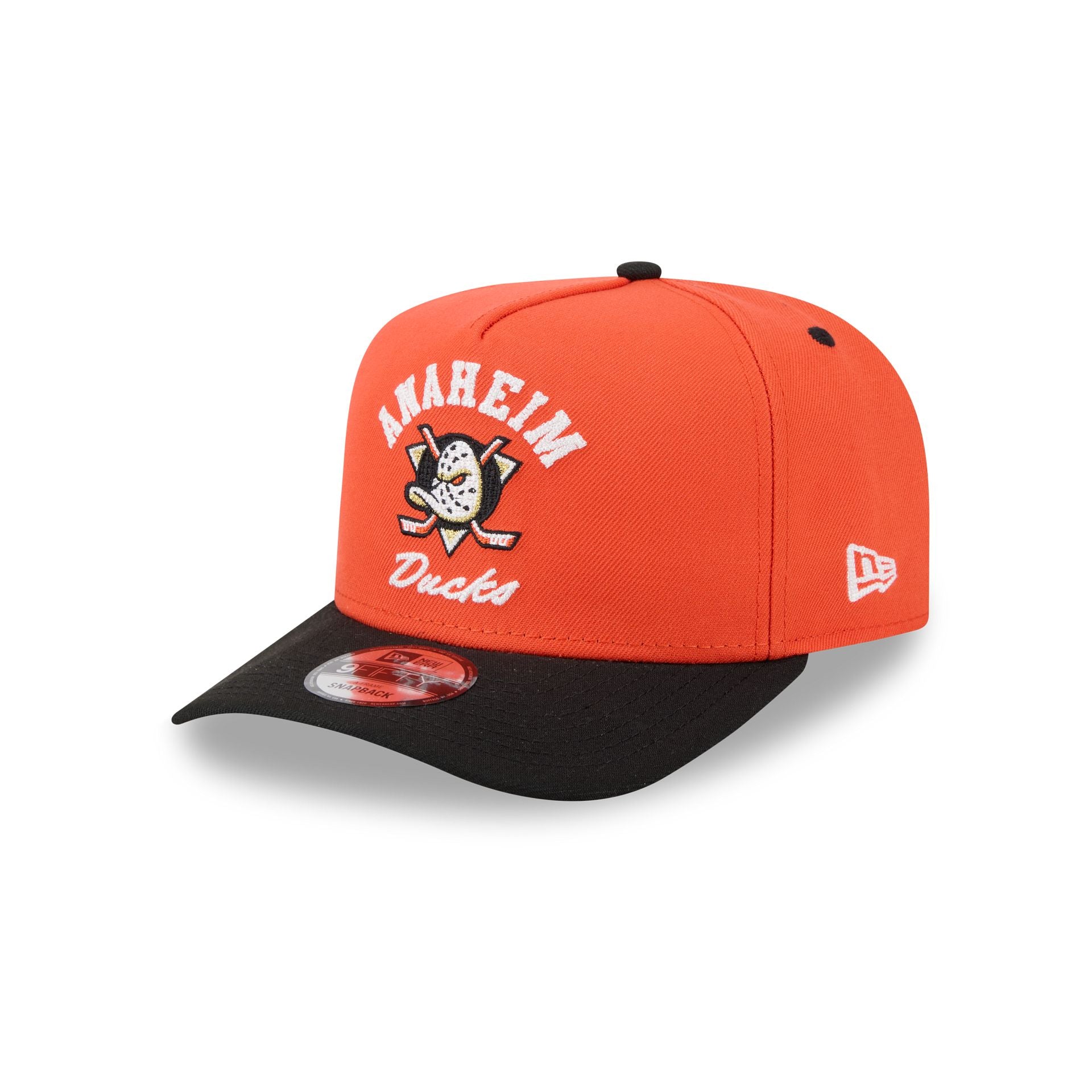 Anaheim Ducks Arched 9FIFTY A-Frame Snapback Hat - Image 3