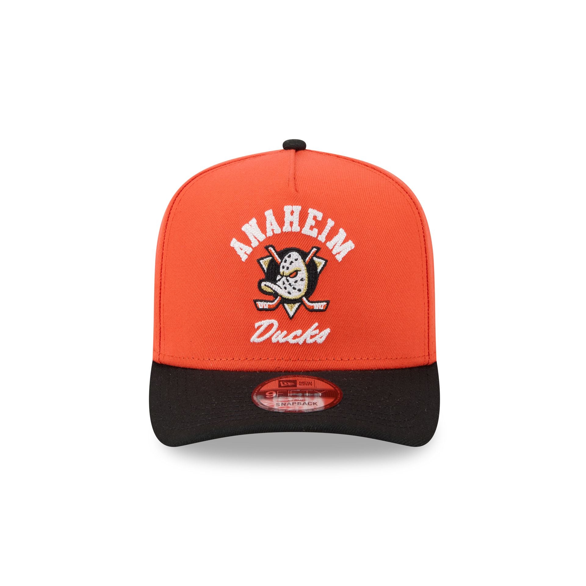 Anaheim Ducks Arched 9FIFTY A-Frame Snapback Hat - Image 2