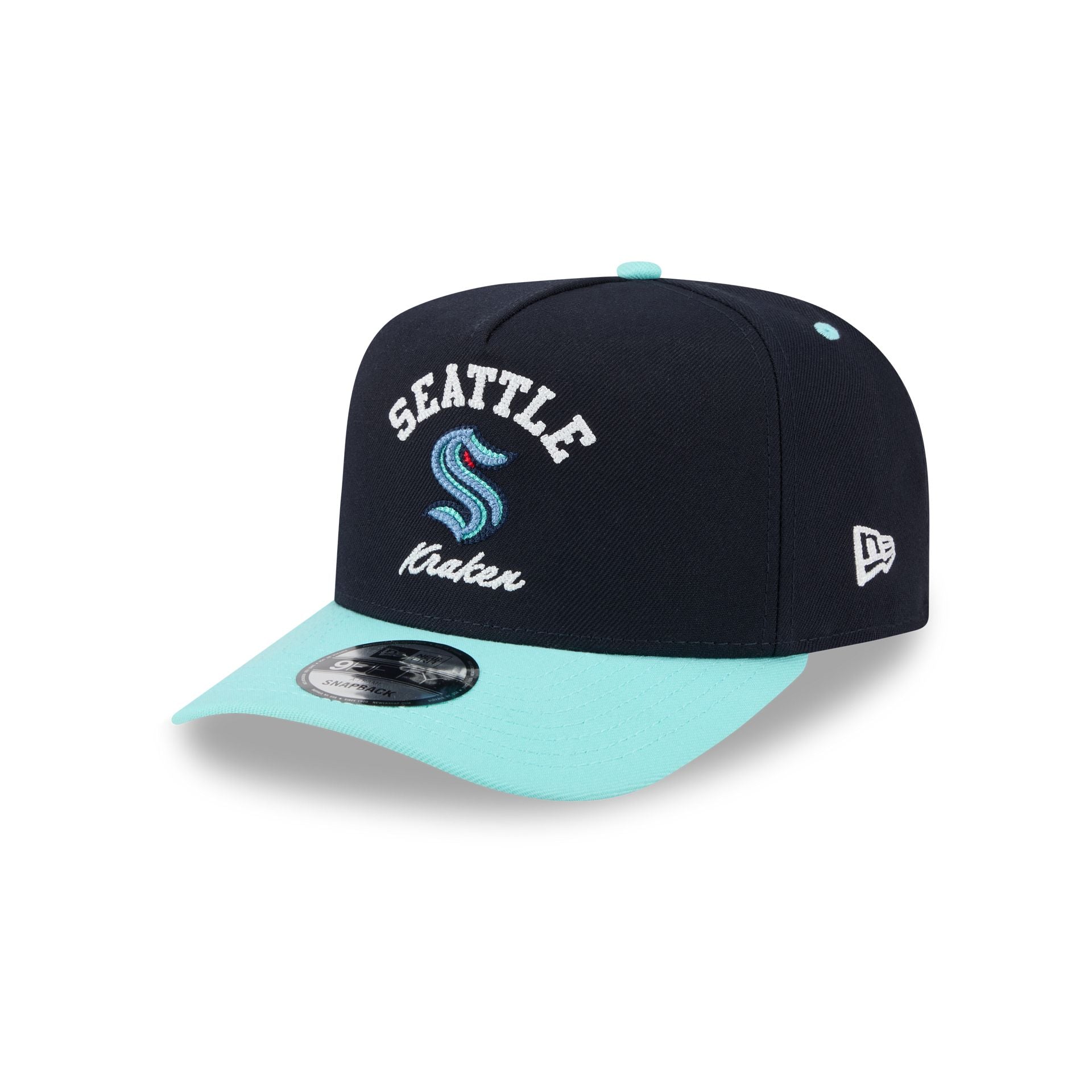 Seattle Kraken Arched 9FIFTY A-Frame Snapback Hat - Image 3