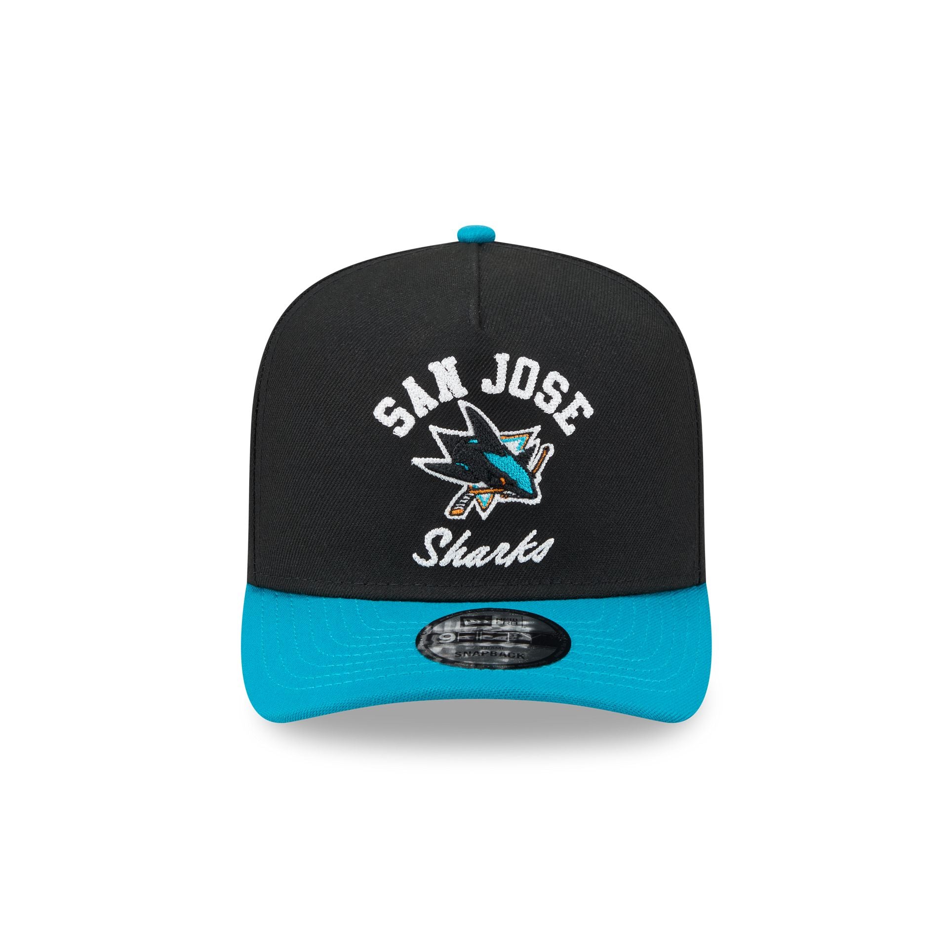 San Jose Sharks Arched 9FIFTY A-Frame Snapback Hat - Image 2
