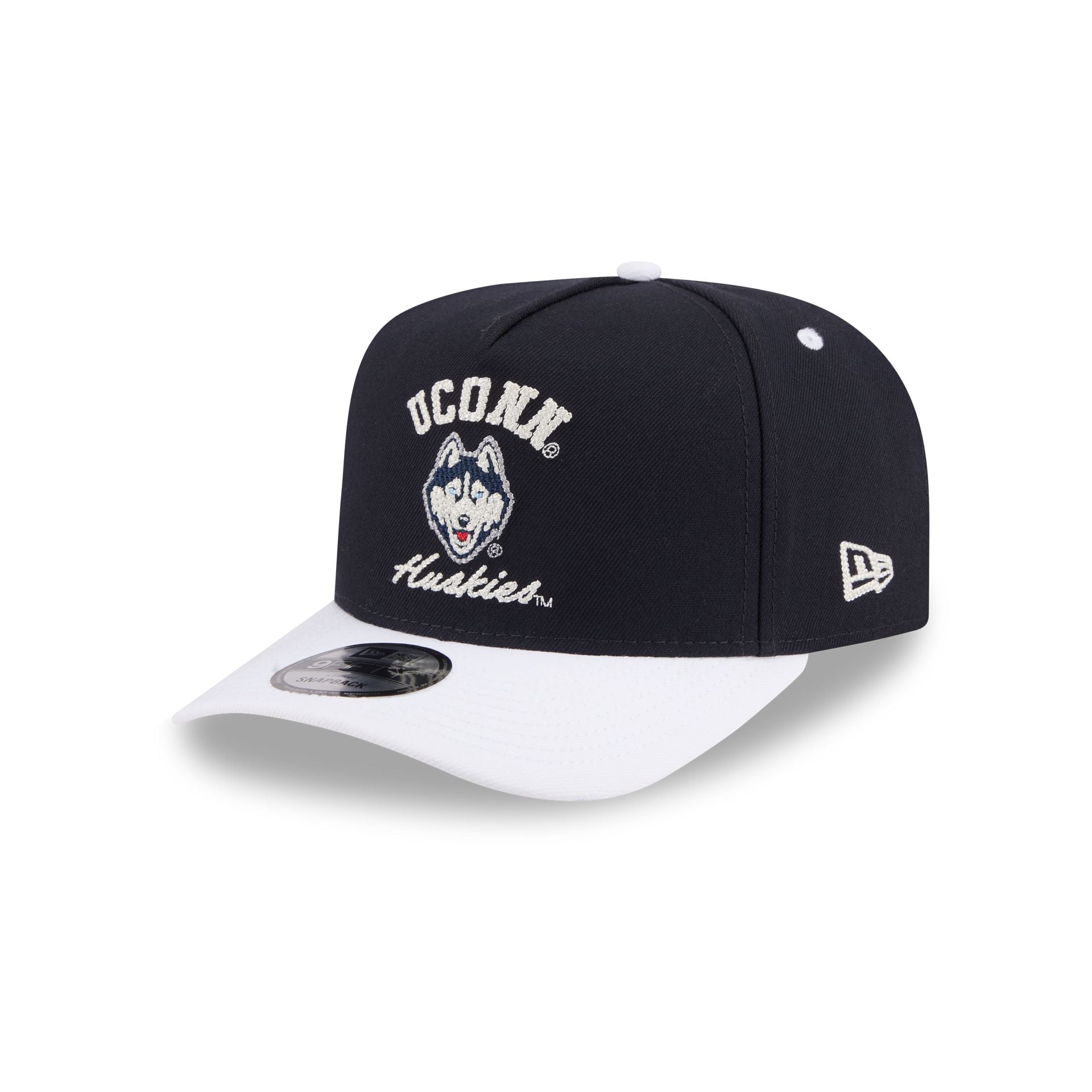 Connecticut Huskies Arched 9FIFTY A-Frame Snapback Hat - Image 3