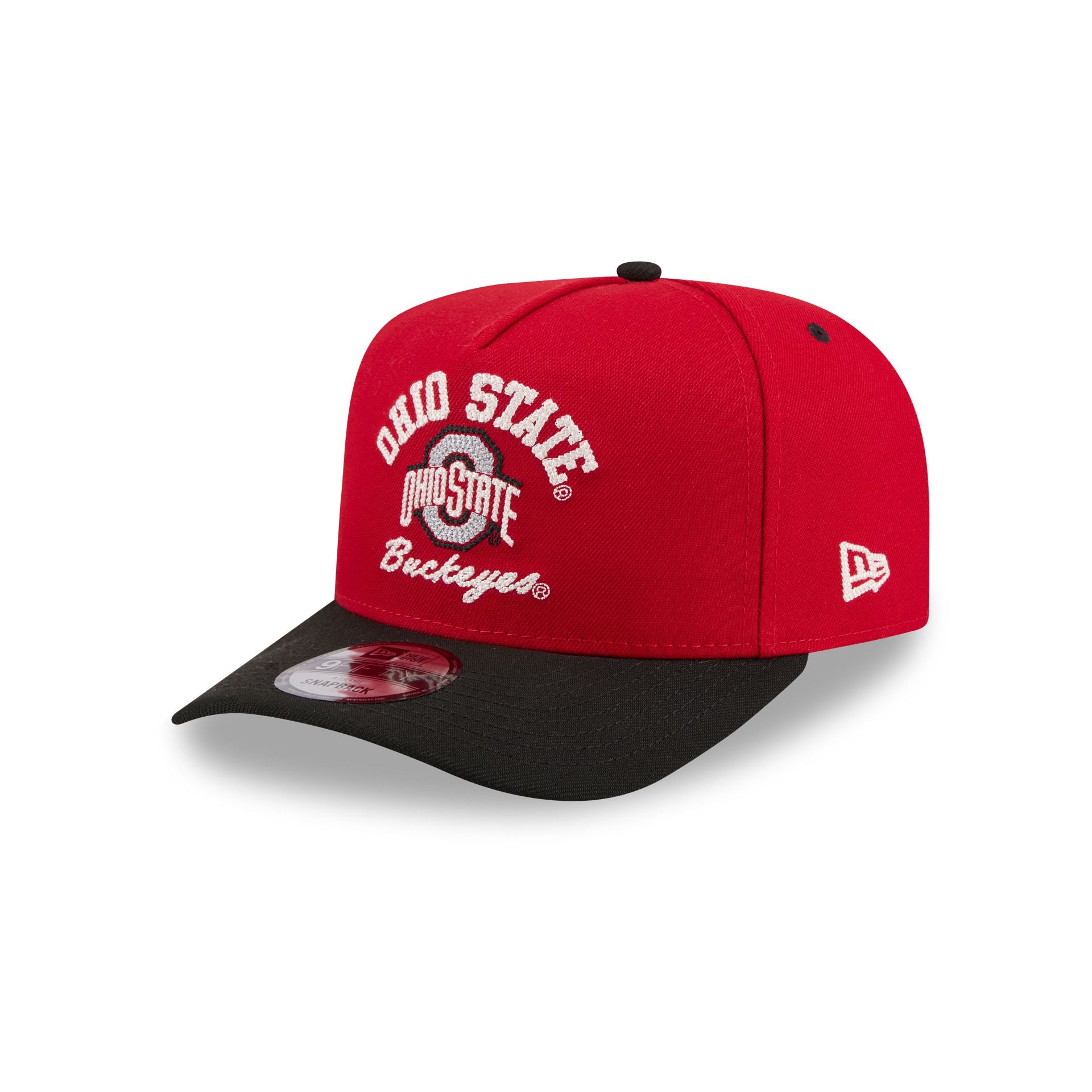 Ohio State Buckeyes Arched 9FIFTY A-Frame Snapback Hat - Image 3