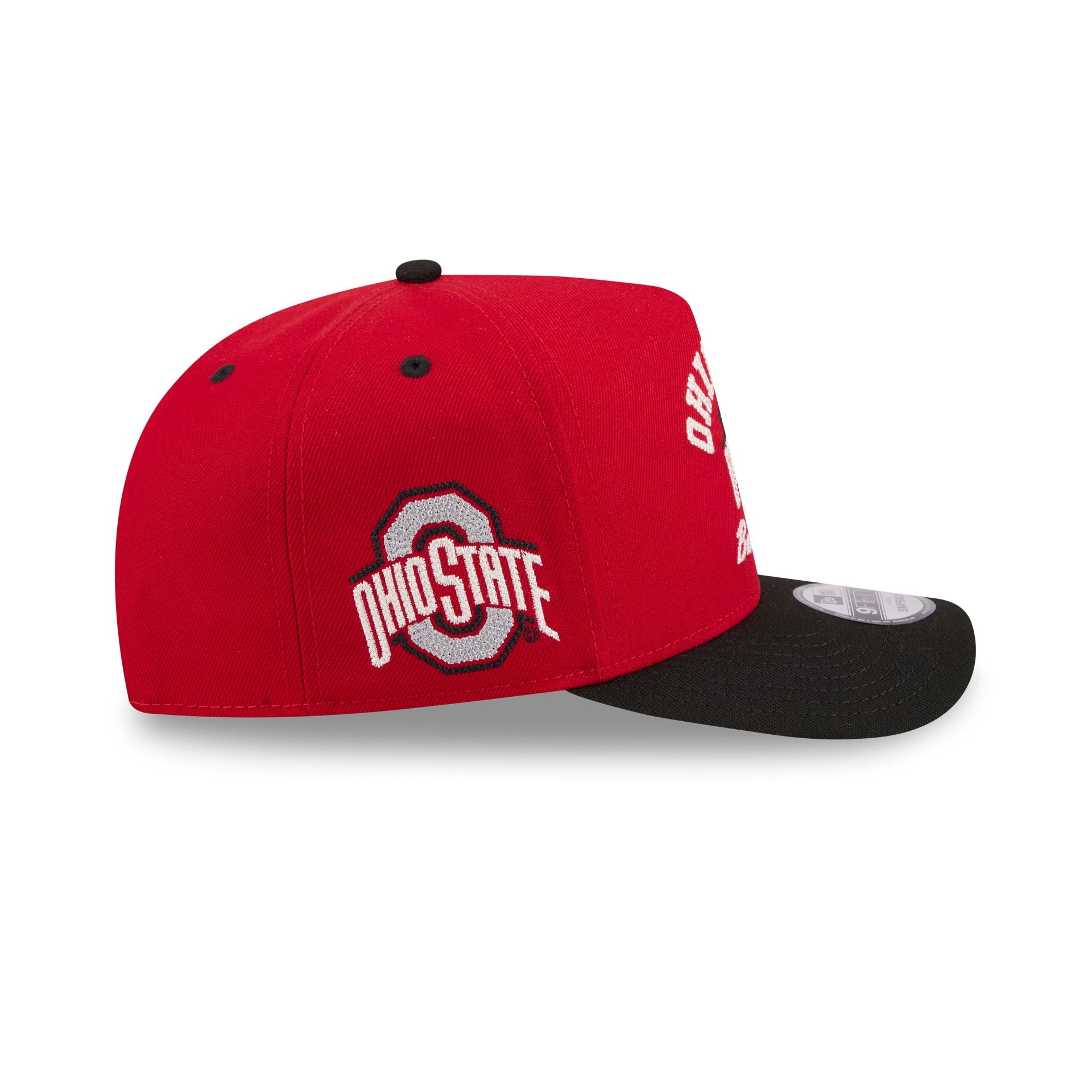 Ohio State Buckeyes Arched 9FIFTY A-Frame Snapback Hat - Image 4