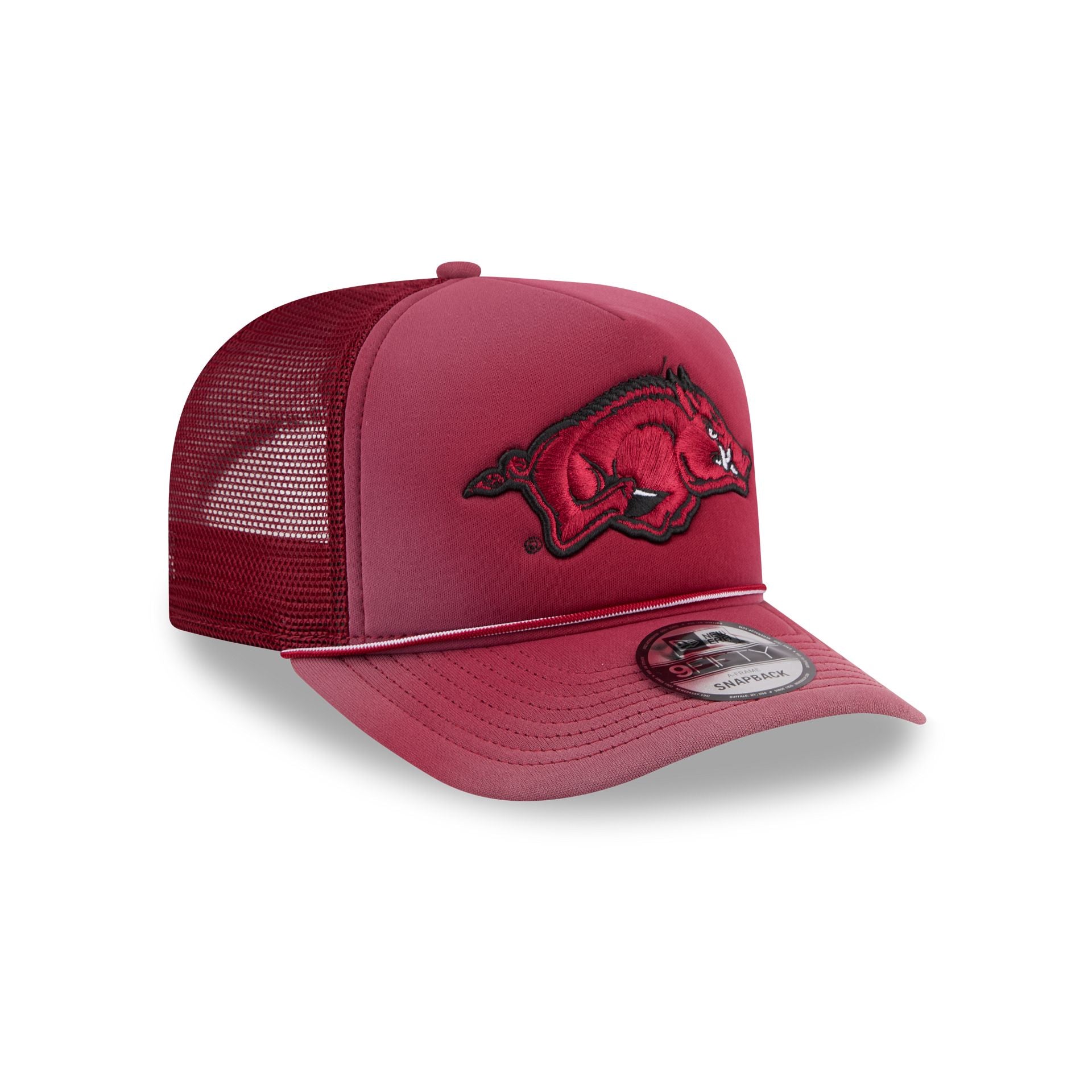 Arkansas Razorbacks Worn 9FIFTY A-Frame Trucker Hat - Image 3