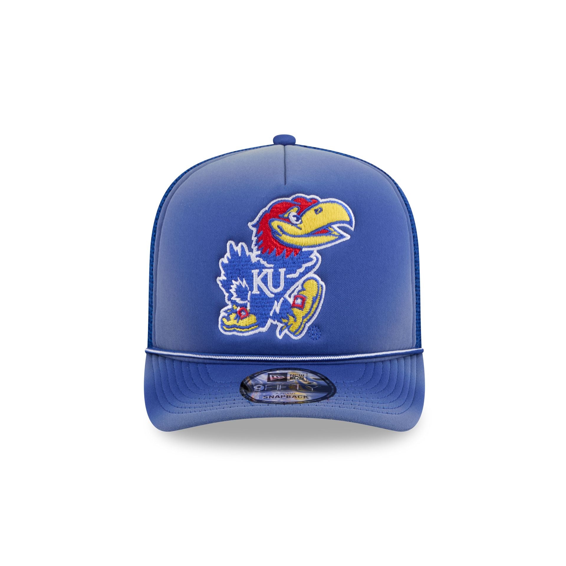 Kansas Jayhawks Worn 9FIFTY A-Frame Trucker Hat - Image 2