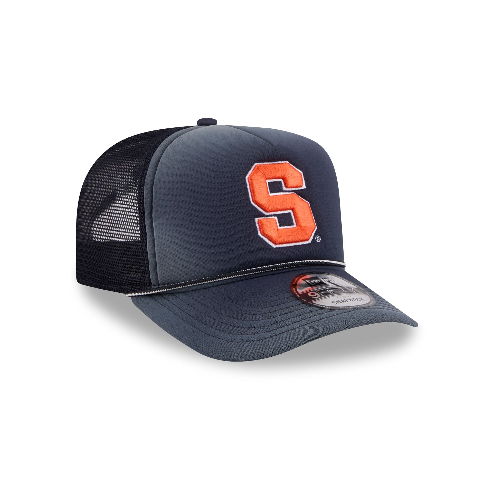 Syracuse Orange Worn 9FIFTY A-Frame Trucker Hat - Image 3