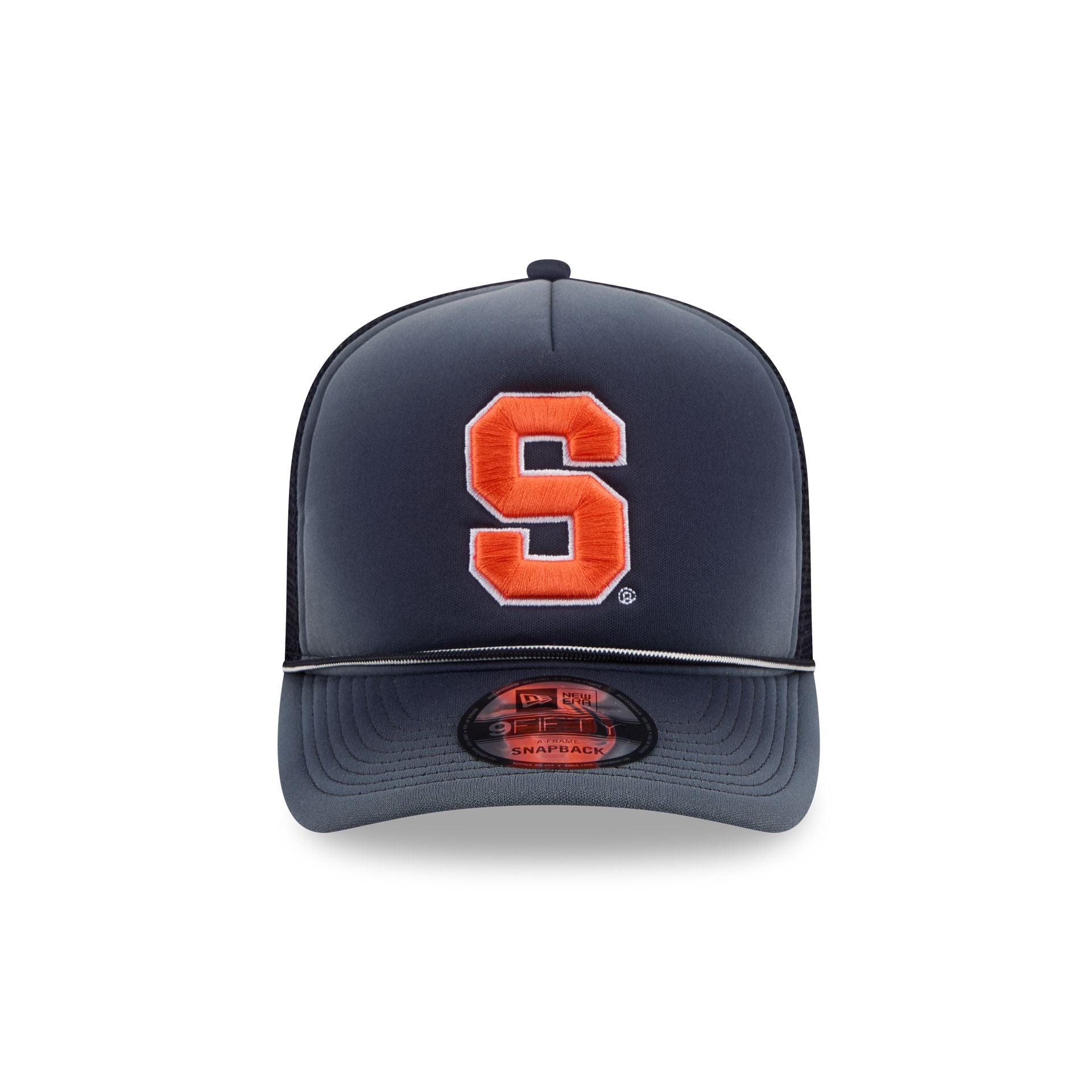 Syracuse Orange Worn 9FIFTY A-Frame Trucker Hat - Image 2