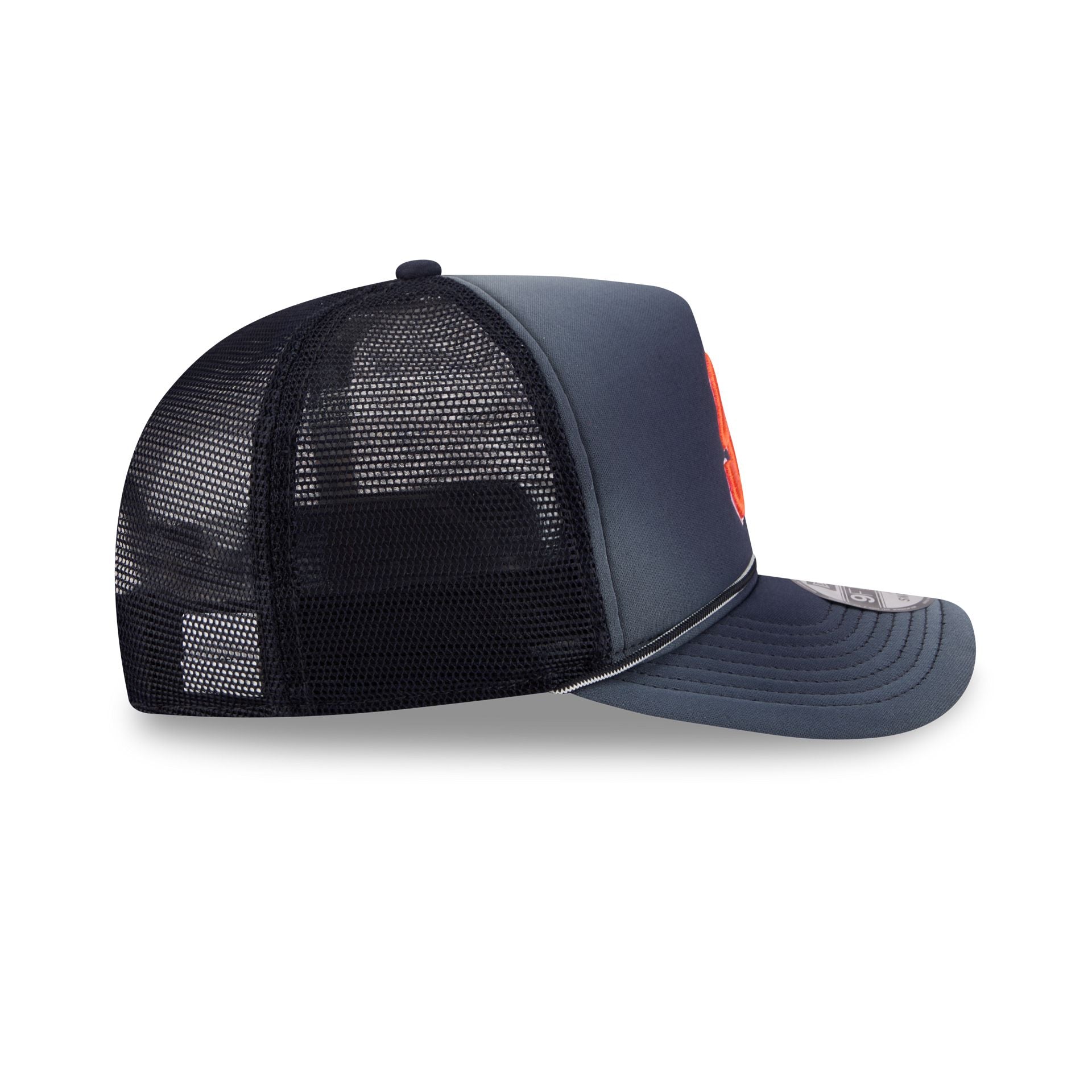 Syracuse Orange Worn 9FIFTY A-Frame Trucker Hat - Image 5