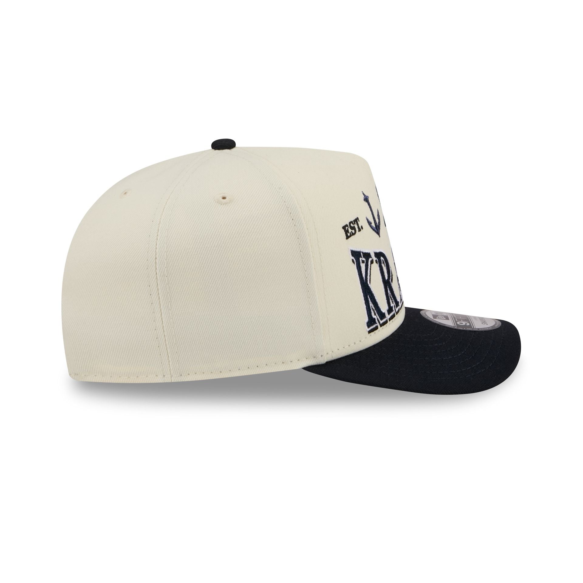 Seattle Kraken Three Hit Chrome White 9FIFTY A-Frame Snapback Hat - Image 5