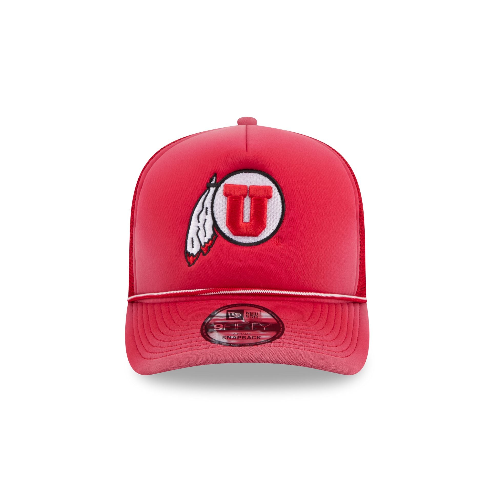 Utah Utes Worn 9FIFTY A-Frame Trucker Hat - Image 2