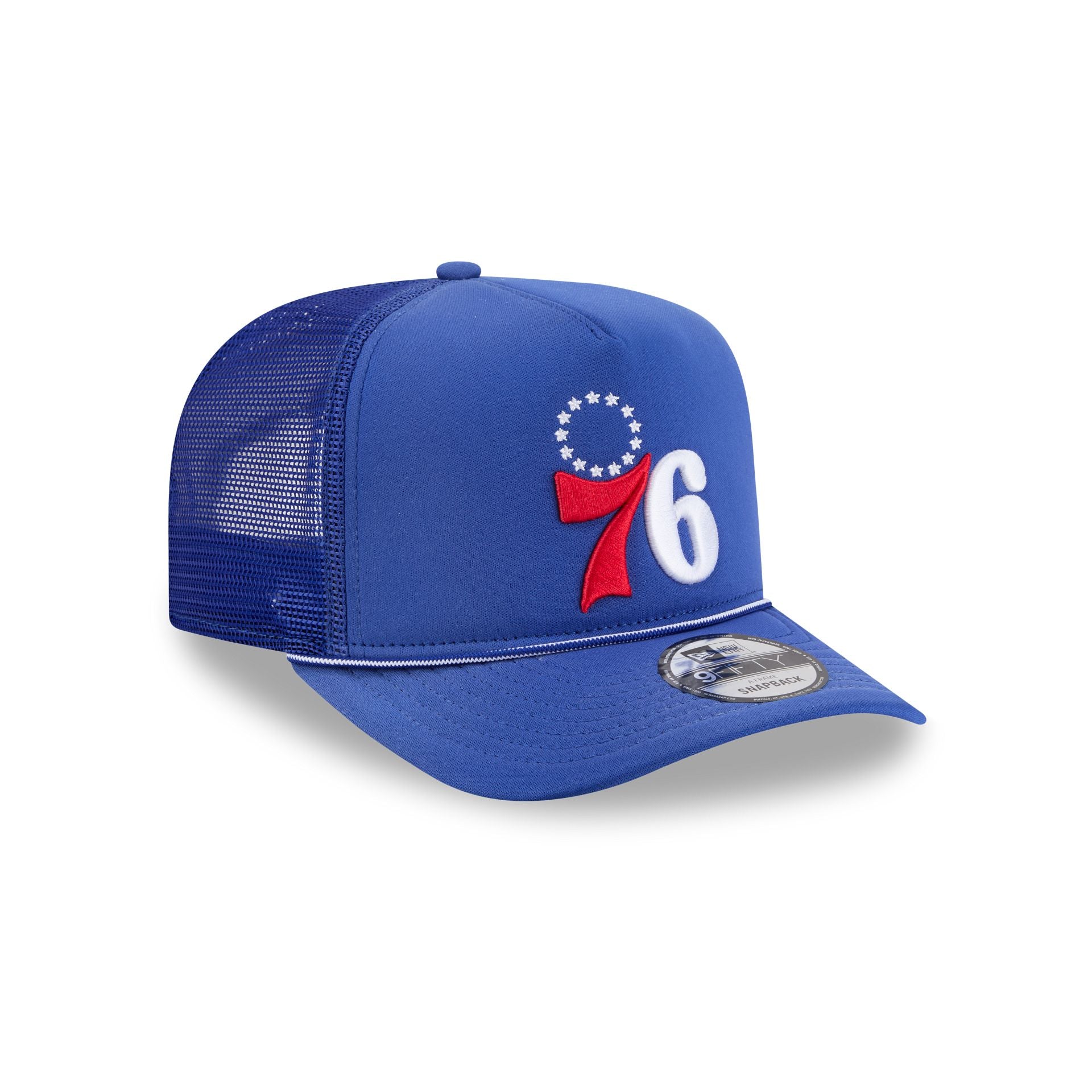 Philadelphia 76ers Worn 9FIFTY A-Frame Trucker Hat - Image 3