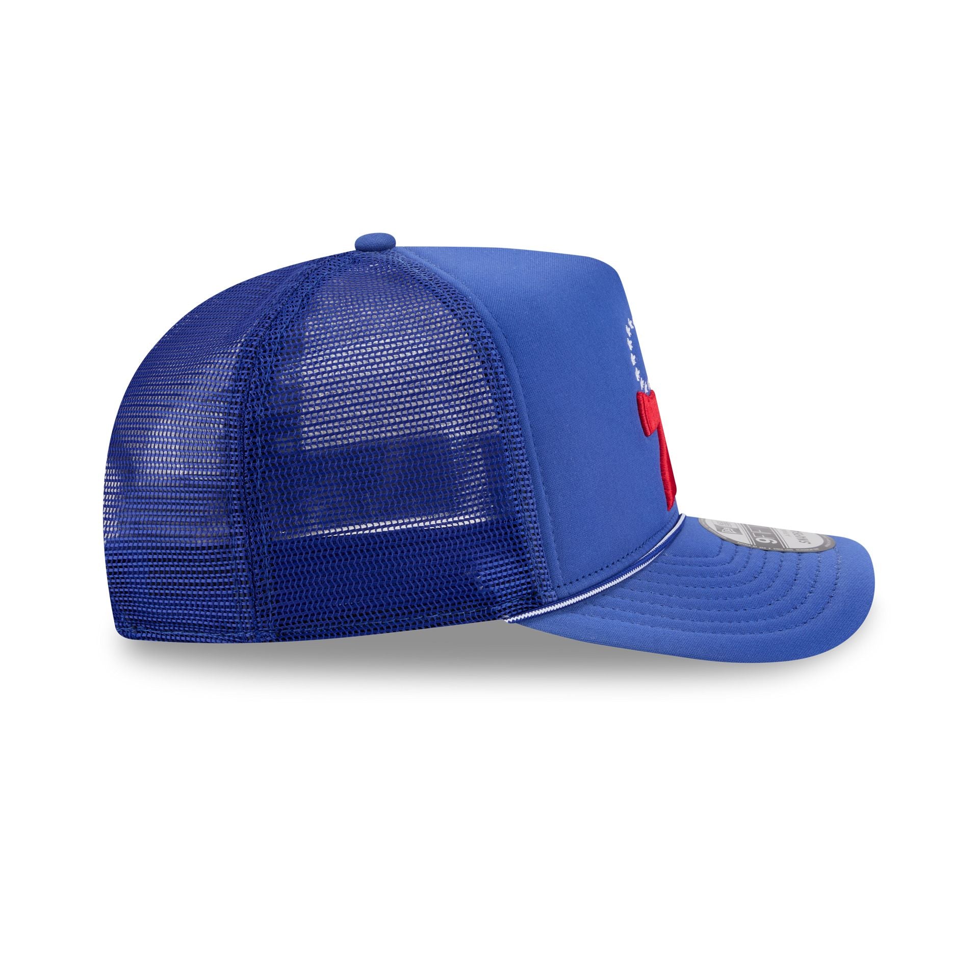 Philadelphia 76ers Worn 9FIFTY A-Frame Trucker Hat - Image 5