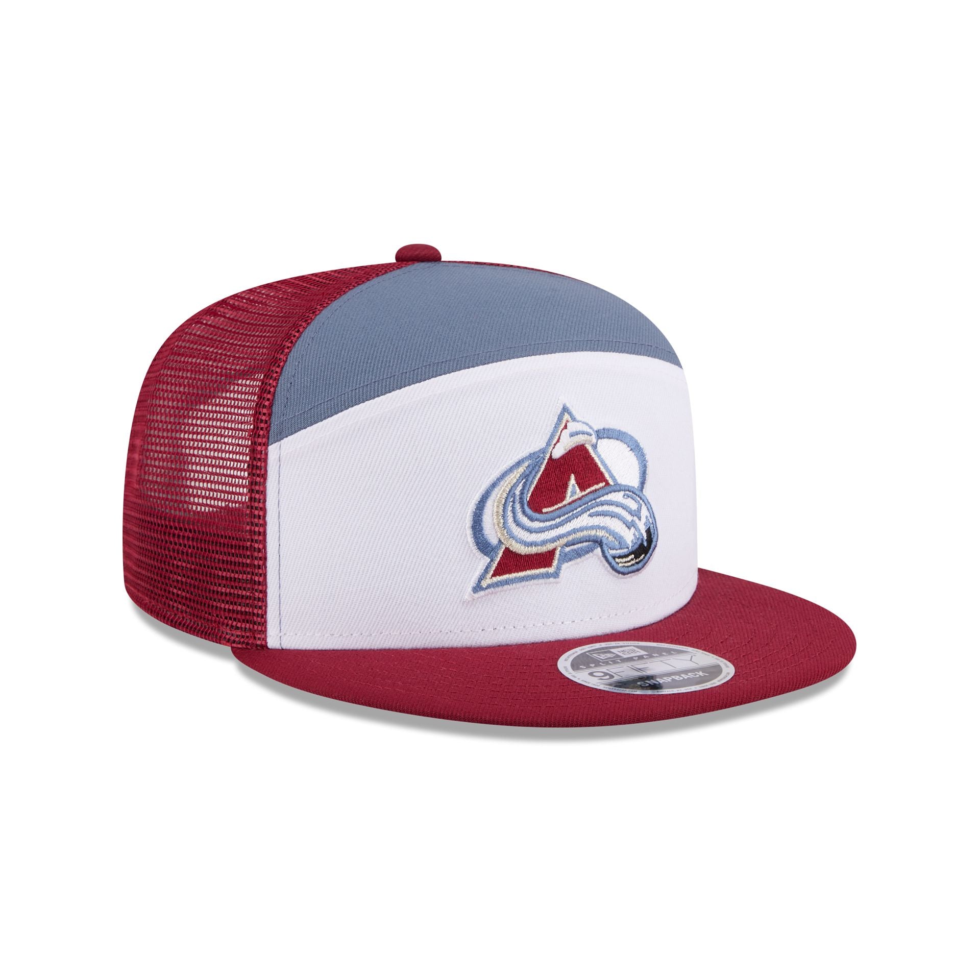 Colorado Avalanche Block Split Panel 9FIFTY Trucker Hat - Image 3