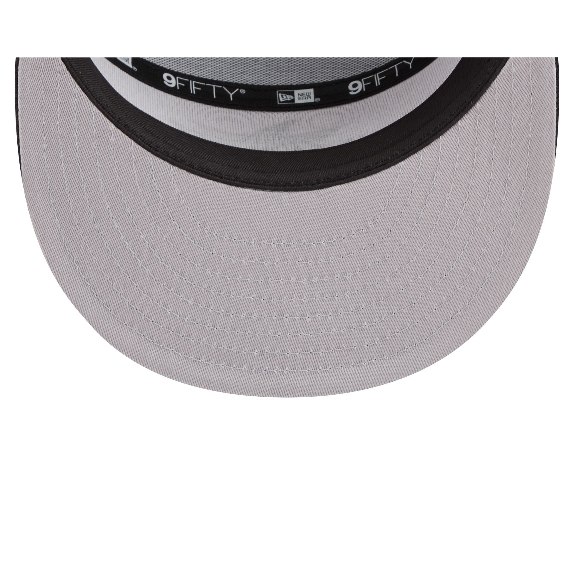 San Jose Sharks Block Split Panel 9FIFTY Trucker Hat - Image 7