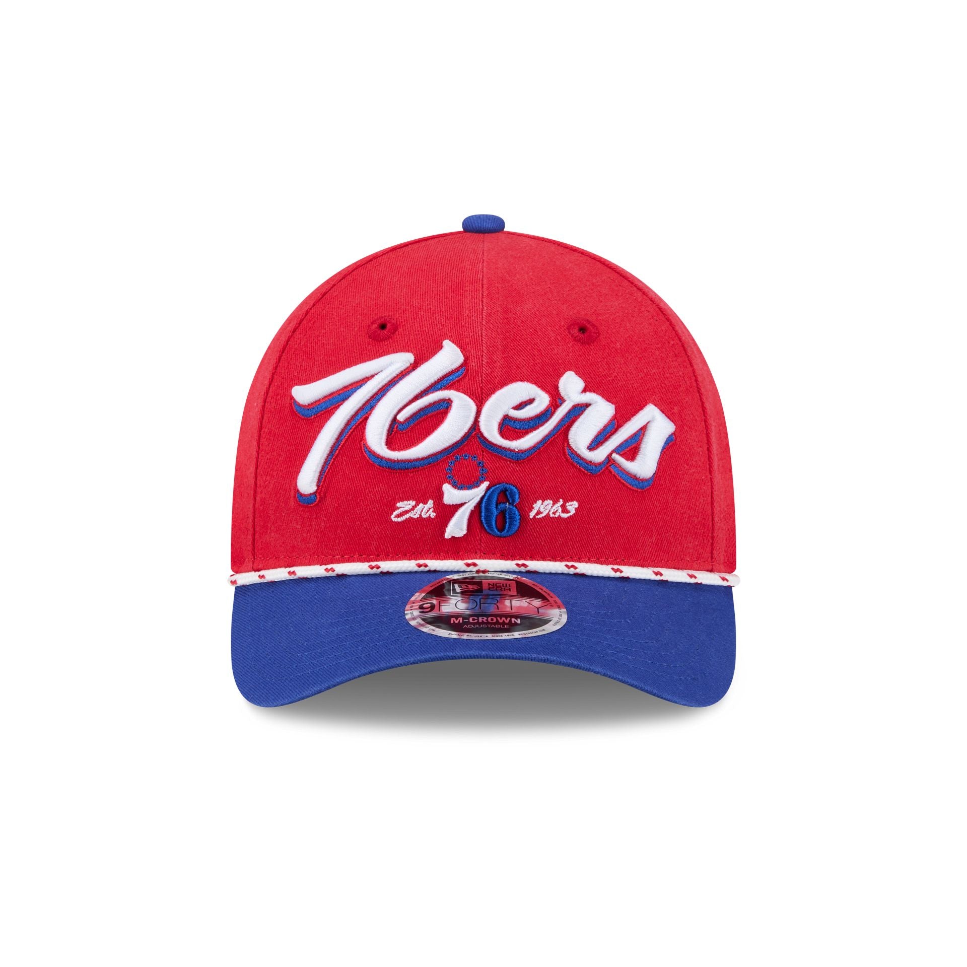 Philadelphia 76ers Team Loyal 9FORTY M-Crown Snapback Hat - Image 2