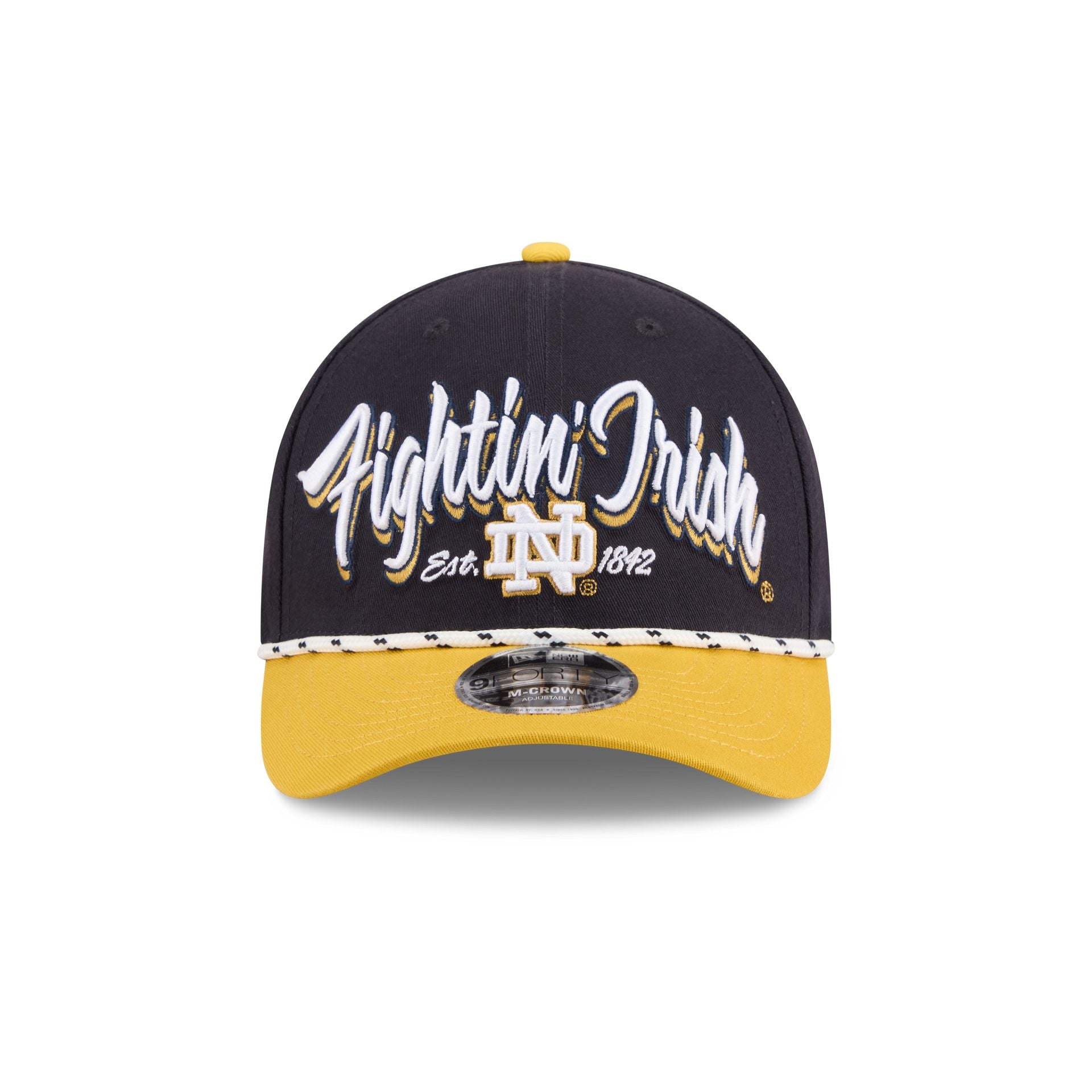 Notre Dame Fighting Irish Team Loyal 9FORTY M-Crown Snapback Hat - Image 2