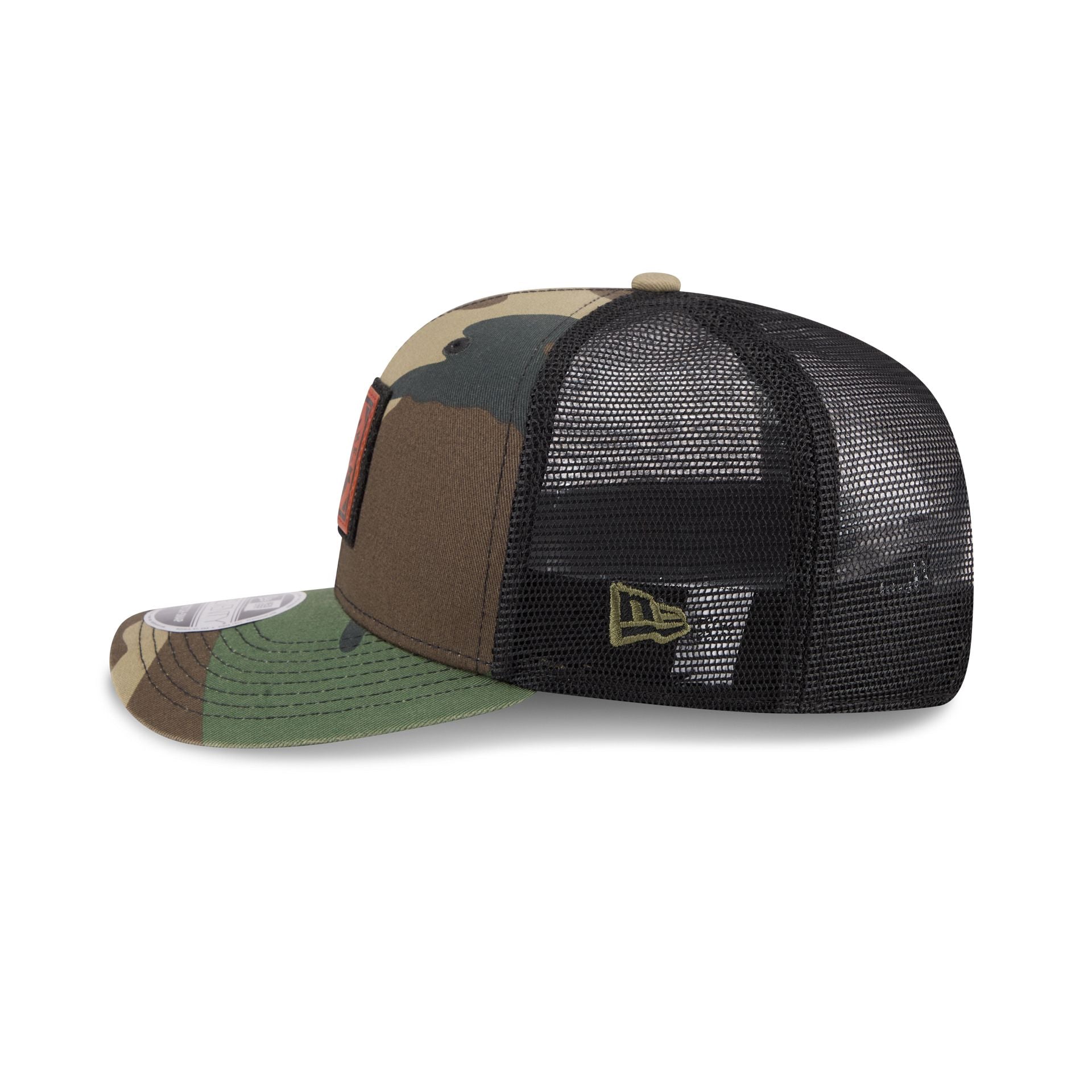Notre Dame Fighting Irish Camo Canvas 9SEVENTY Trucker Hat - Image 4