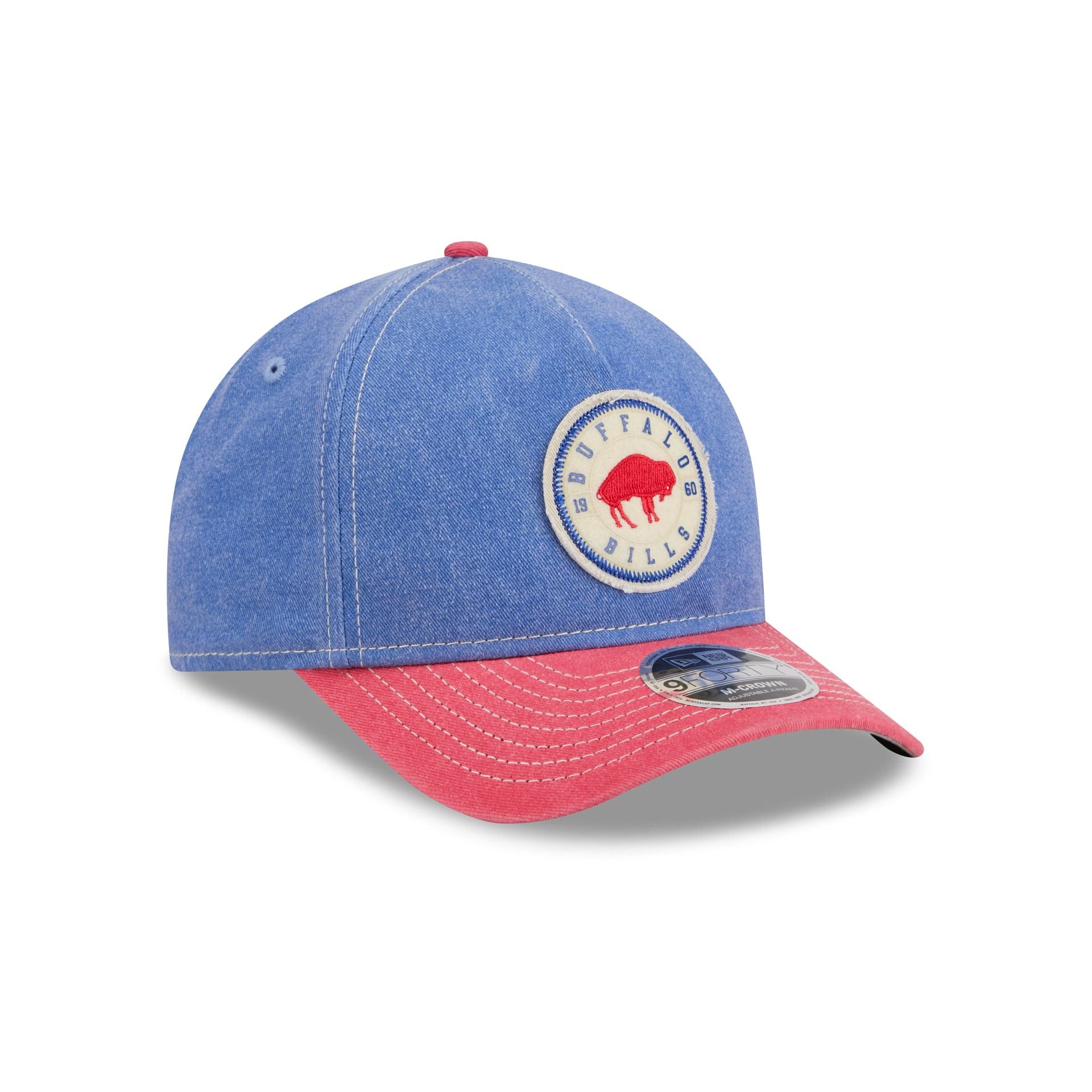 Buffalo Bills Felt 9FORTY M-Crown A-Frame Snapback Hat - Image 3