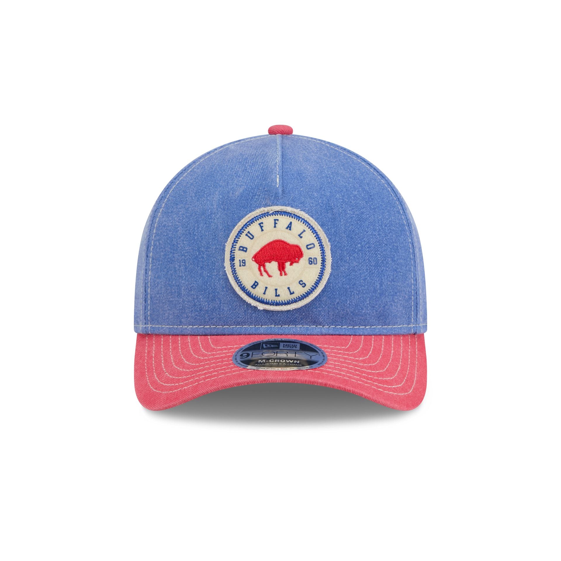 Buffalo Bills Felt 9FORTY M-Crown A-Frame Snapback Hat - Image 2