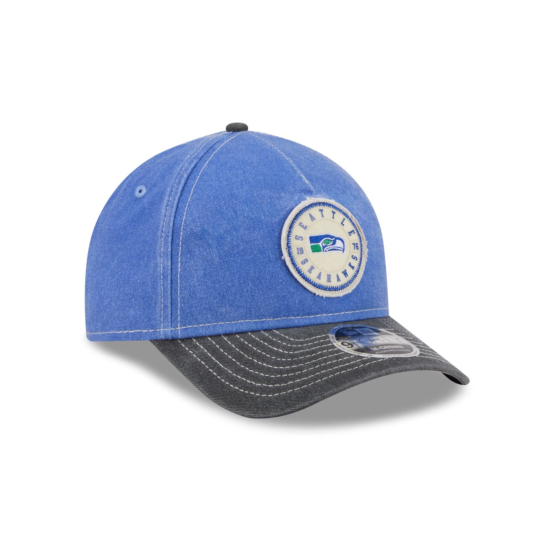 Seattle Seahawks Felt 9FORTY M-Crown A-Frame Snapback Hat - Image 3