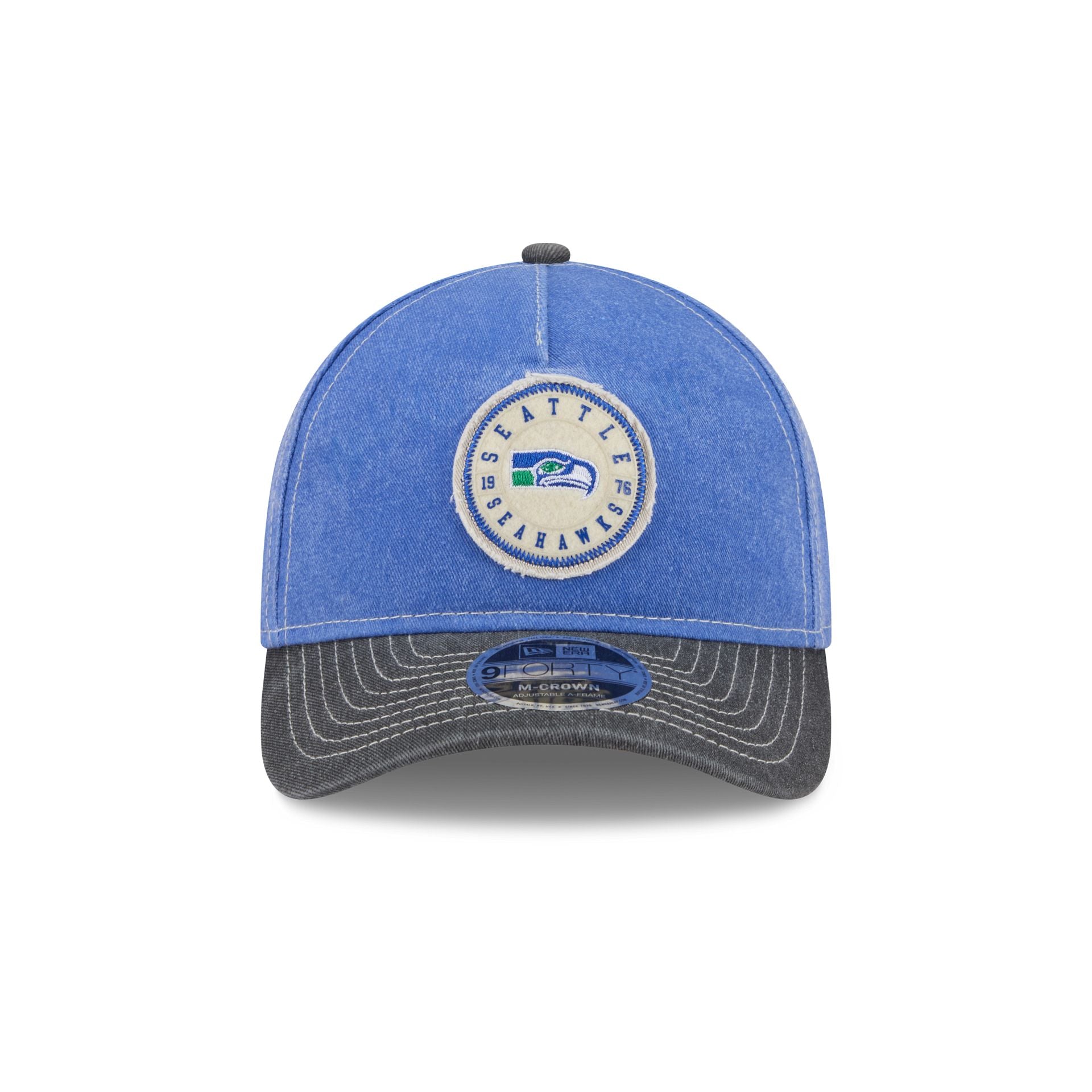 Seattle Seahawks Felt 9FORTY M-Crown A-Frame Snapback Hat - Image 2