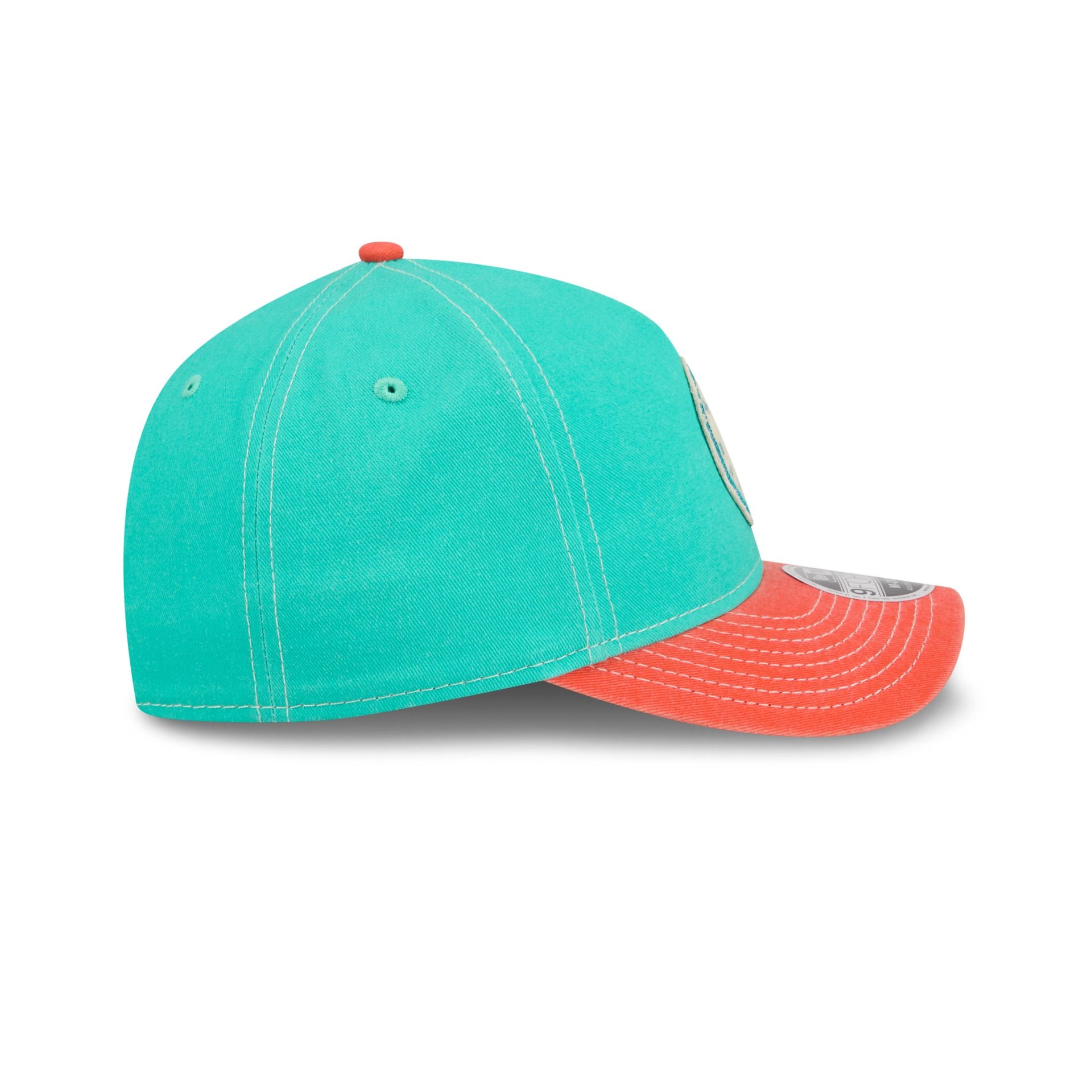 Miami Dolphins Felt 9FORTY M-Crown A-Frame Snapback Hat - Image 5