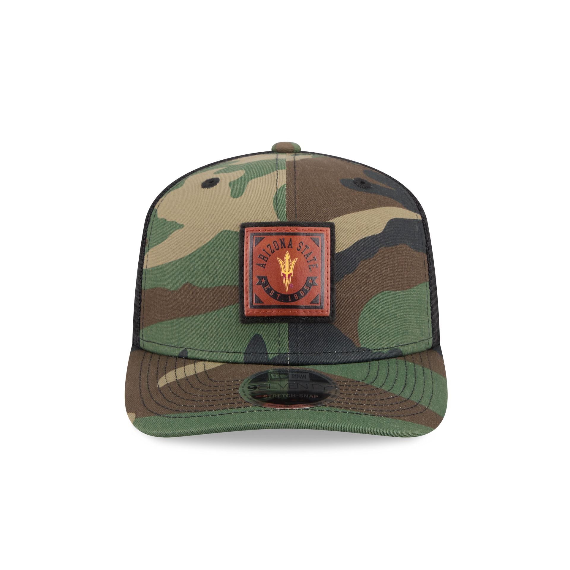 Arizona State Sun Devils Camo Canvas 9SEVENTY Trucker Hat - Image 2