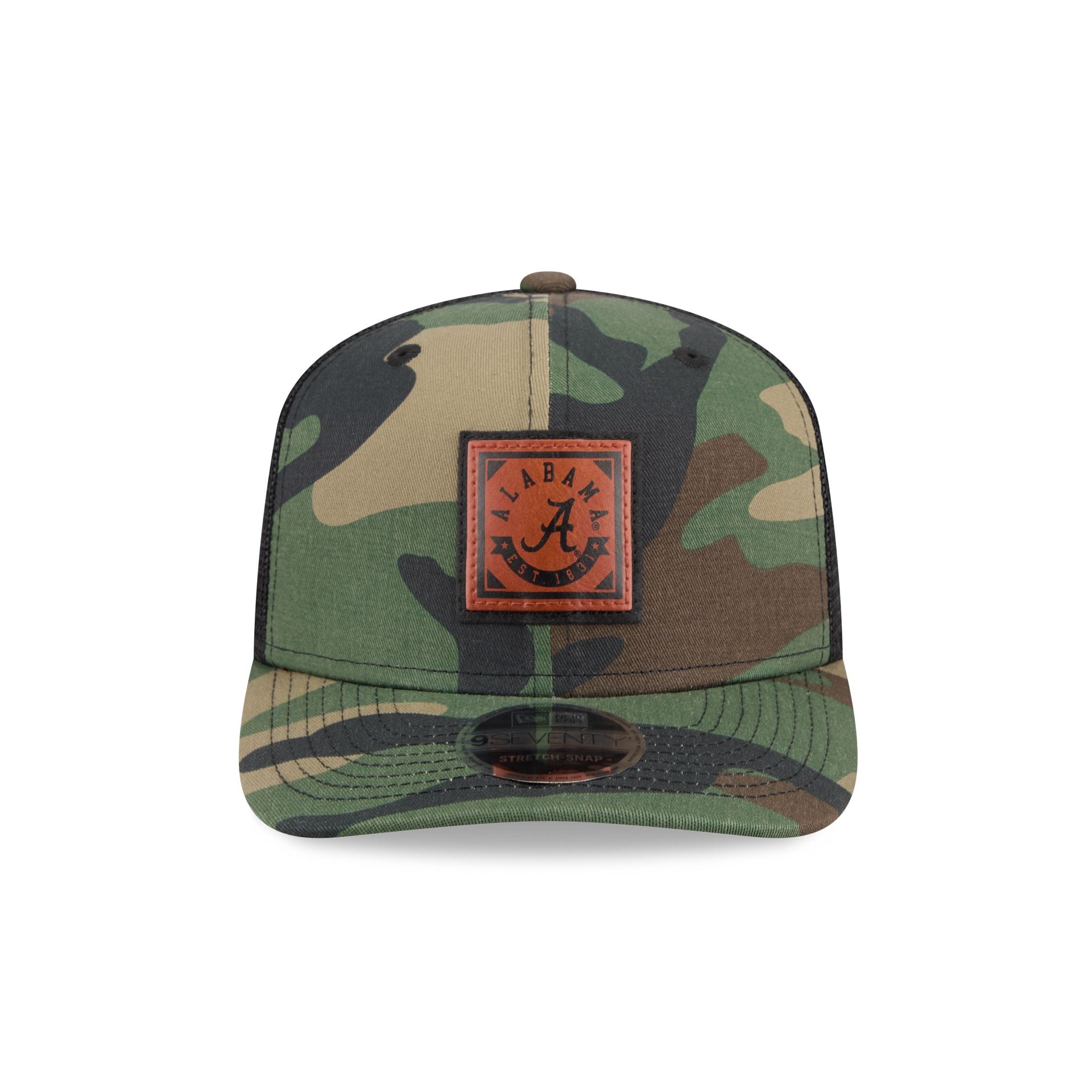 Alabama Crimson Tide Camo Canvas 9SEVENTY Trucker Hat - Image 2