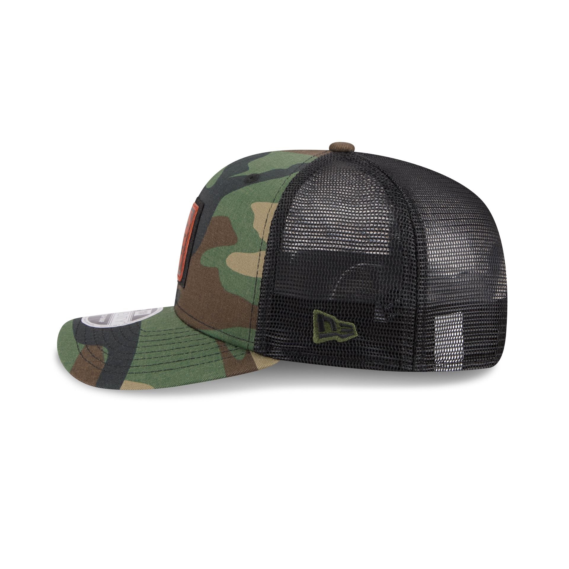 Alabama Crimson Tide Camo Canvas 9SEVENTY Trucker Hat - Image 4