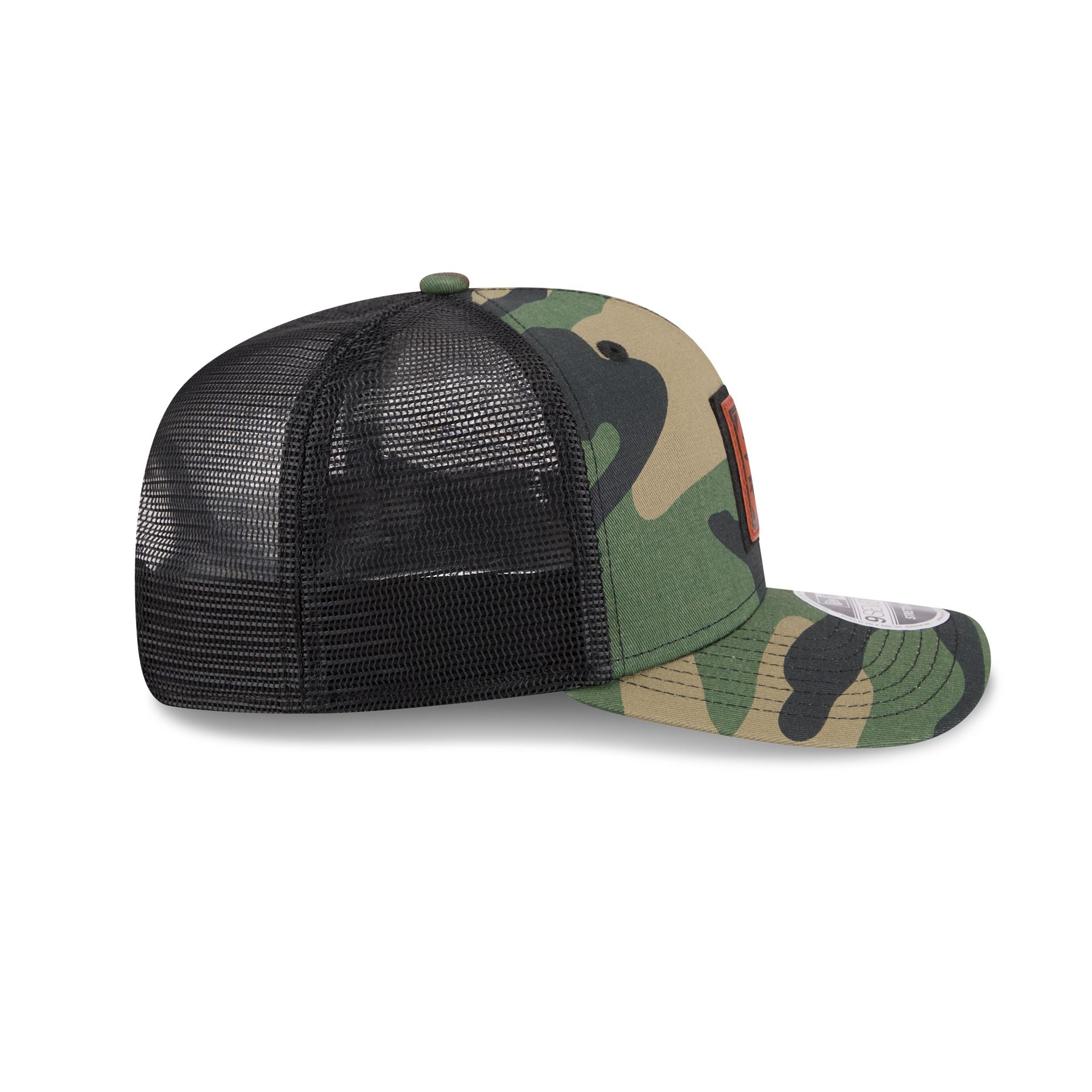 Alabama Crimson Tide Camo Canvas 9SEVENTY Trucker Hat - Image 5
