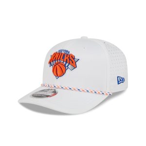 New York Knicks Optic White Performance Rope 9SEVENTY Stretch-Snap Hat