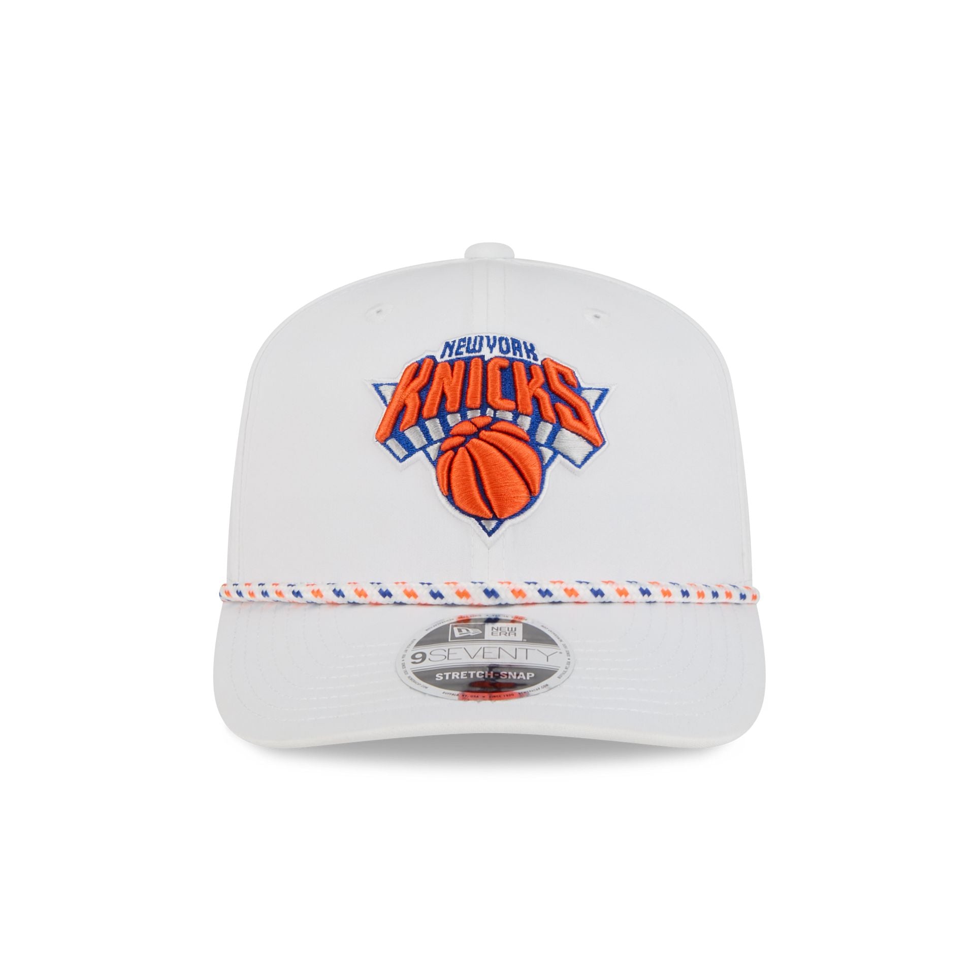 New York Knicks Optic White Performance Rope 9SEVENTY Stretch-Snap Hat - Image 2