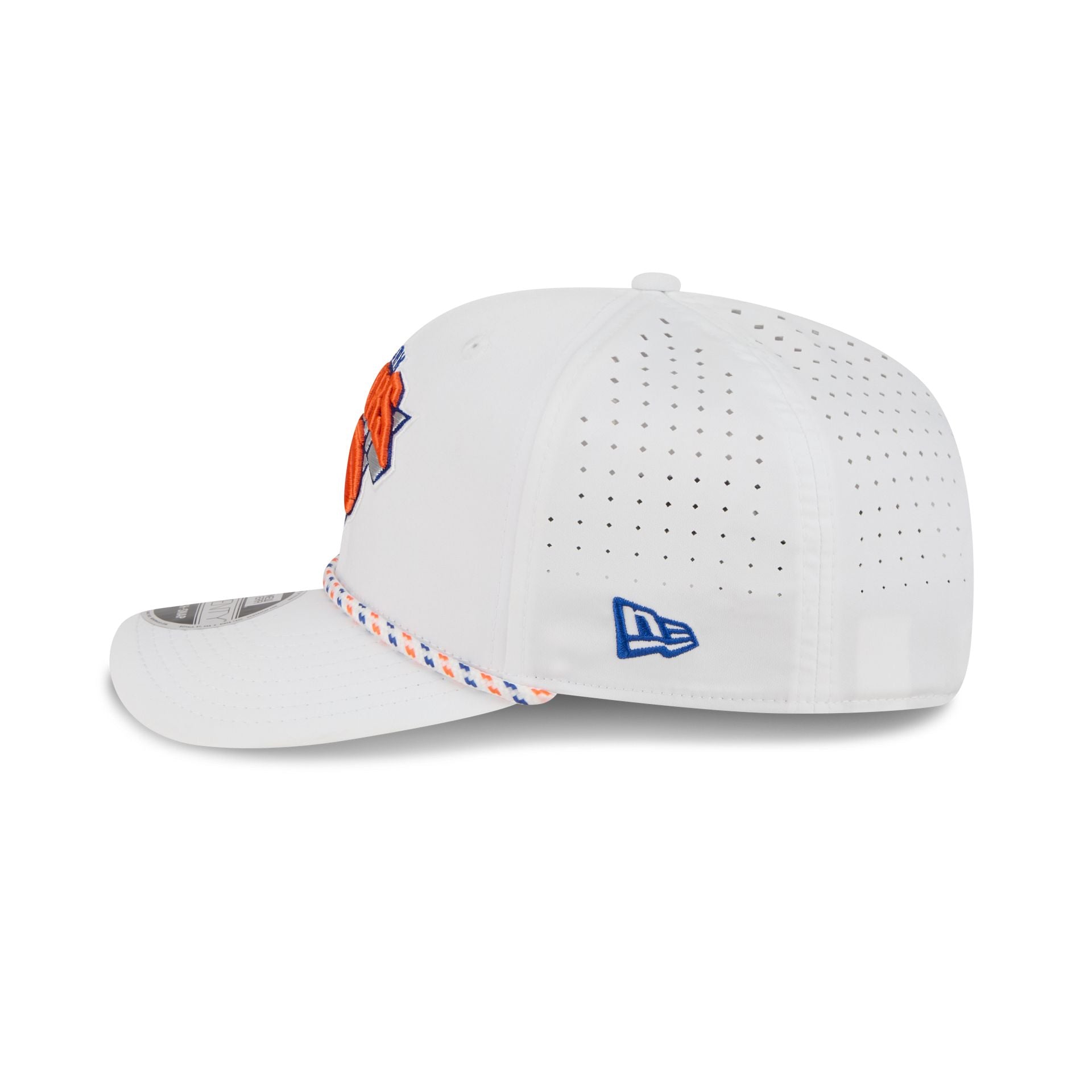 New York Knicks Optic White Performance Rope 9SEVENTY Stretch-Snap Hat - Image 4